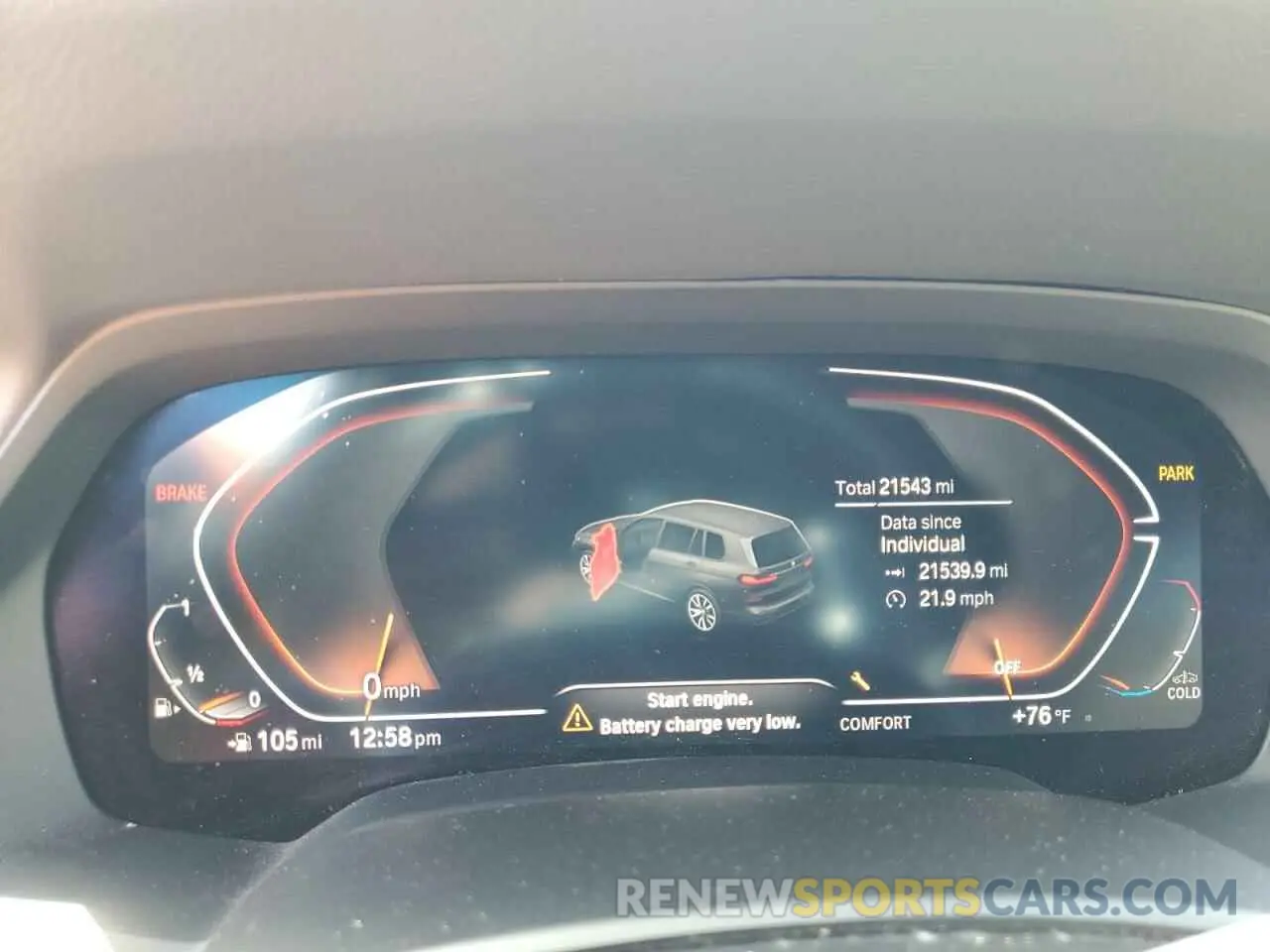9 fotografías del automóvil dañado 5UXCW2C00M9G86465 BMW X7 2021