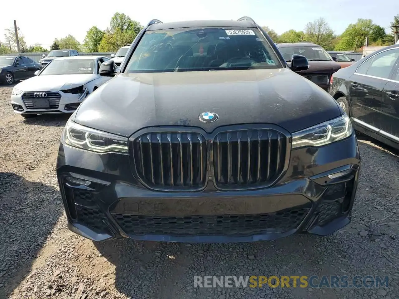 5 fotografías del automóvil dañado 5UXCW2C00M9H04673 BMW X7 2021