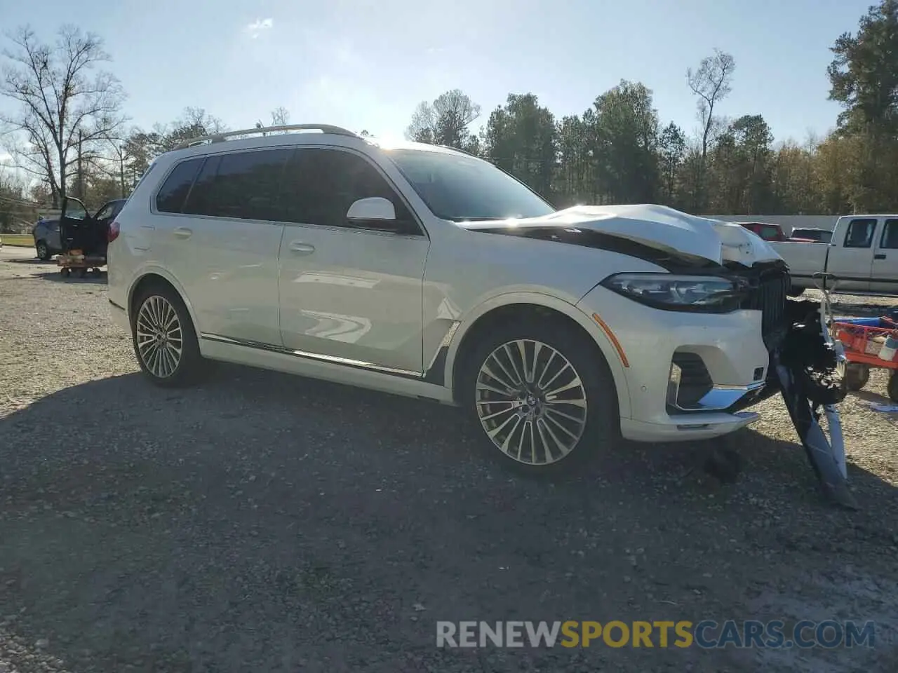 4 fotografías del automóvil dañado 5UXCW2C01M9G95322 BMW X7 2021
