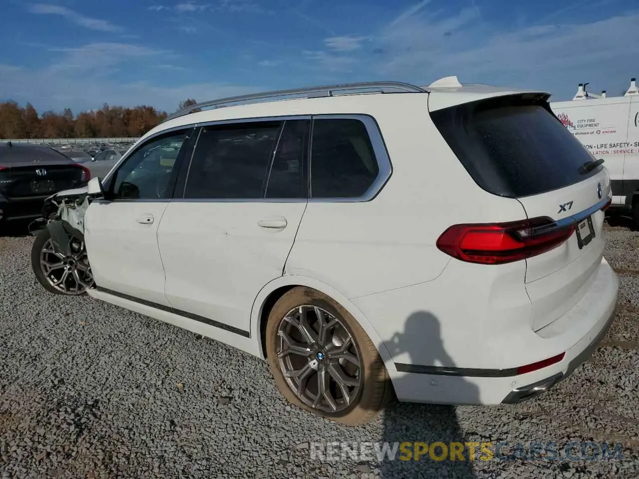 2 fotografías del automóvil dañado 5UXCW2C02M9E80080 BMW X7 2021
