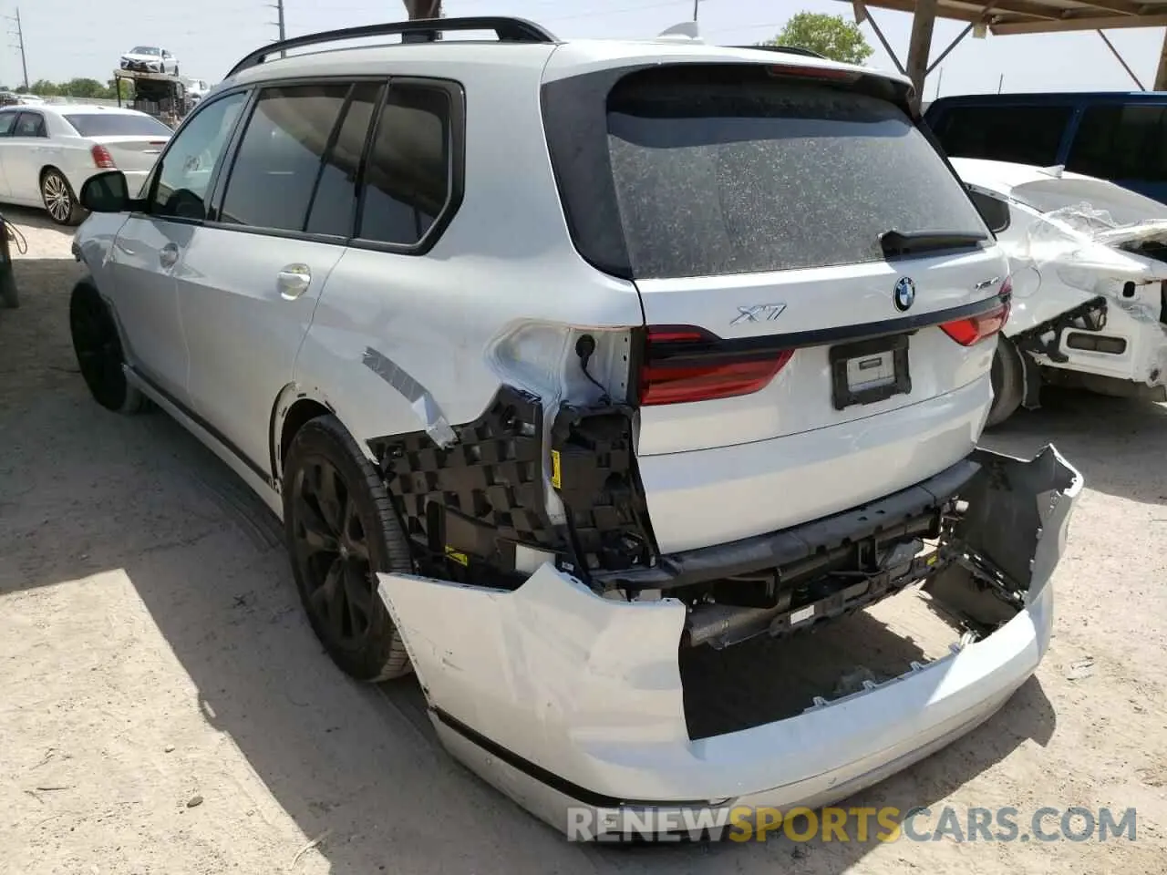 3 fotografías del automóvil dañado 5UXCW2C02M9G52219 BMW X7 2021