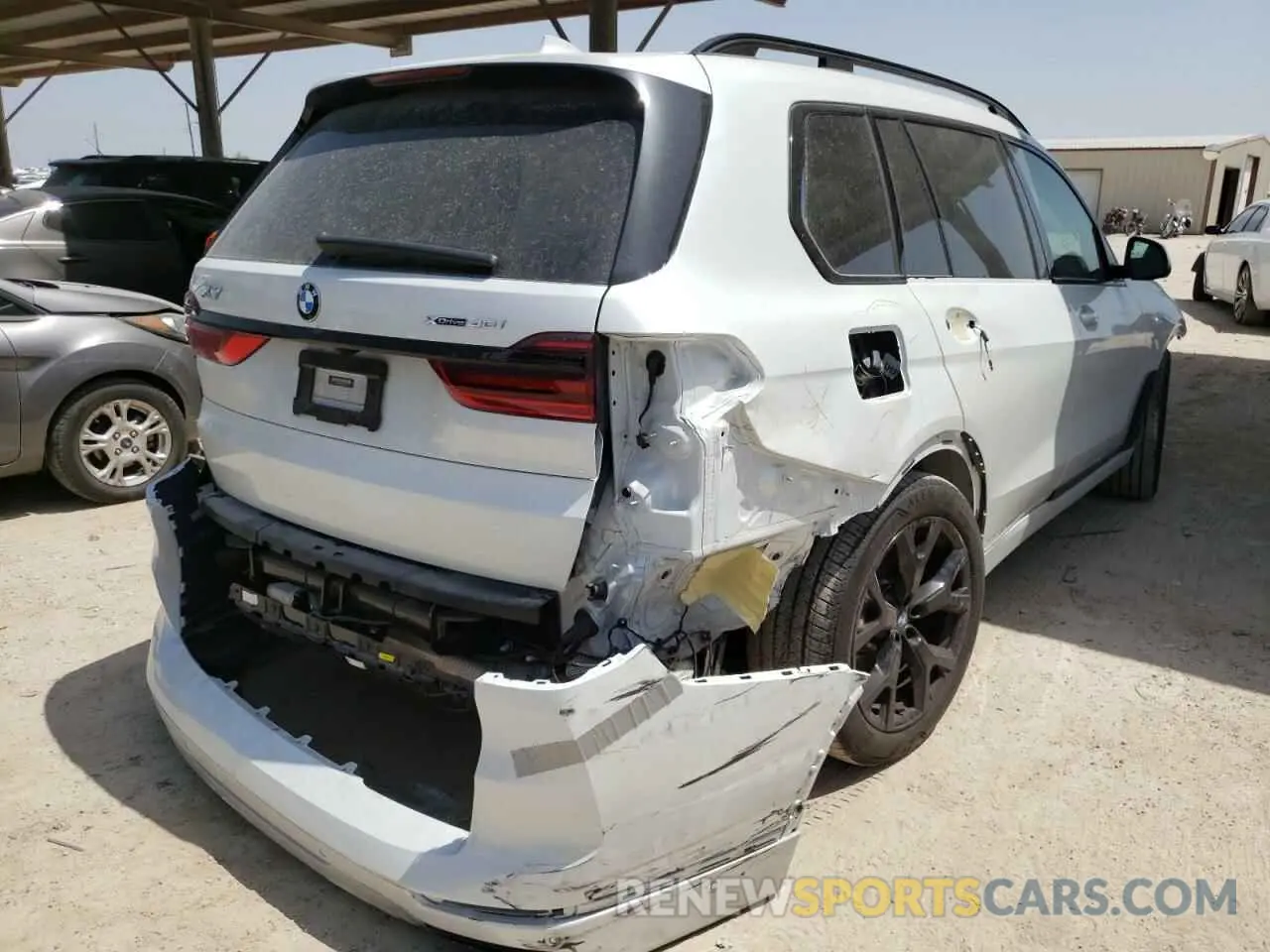 4 fotografías del automóvil dañado 5UXCW2C02M9G52219 BMW X7 2021