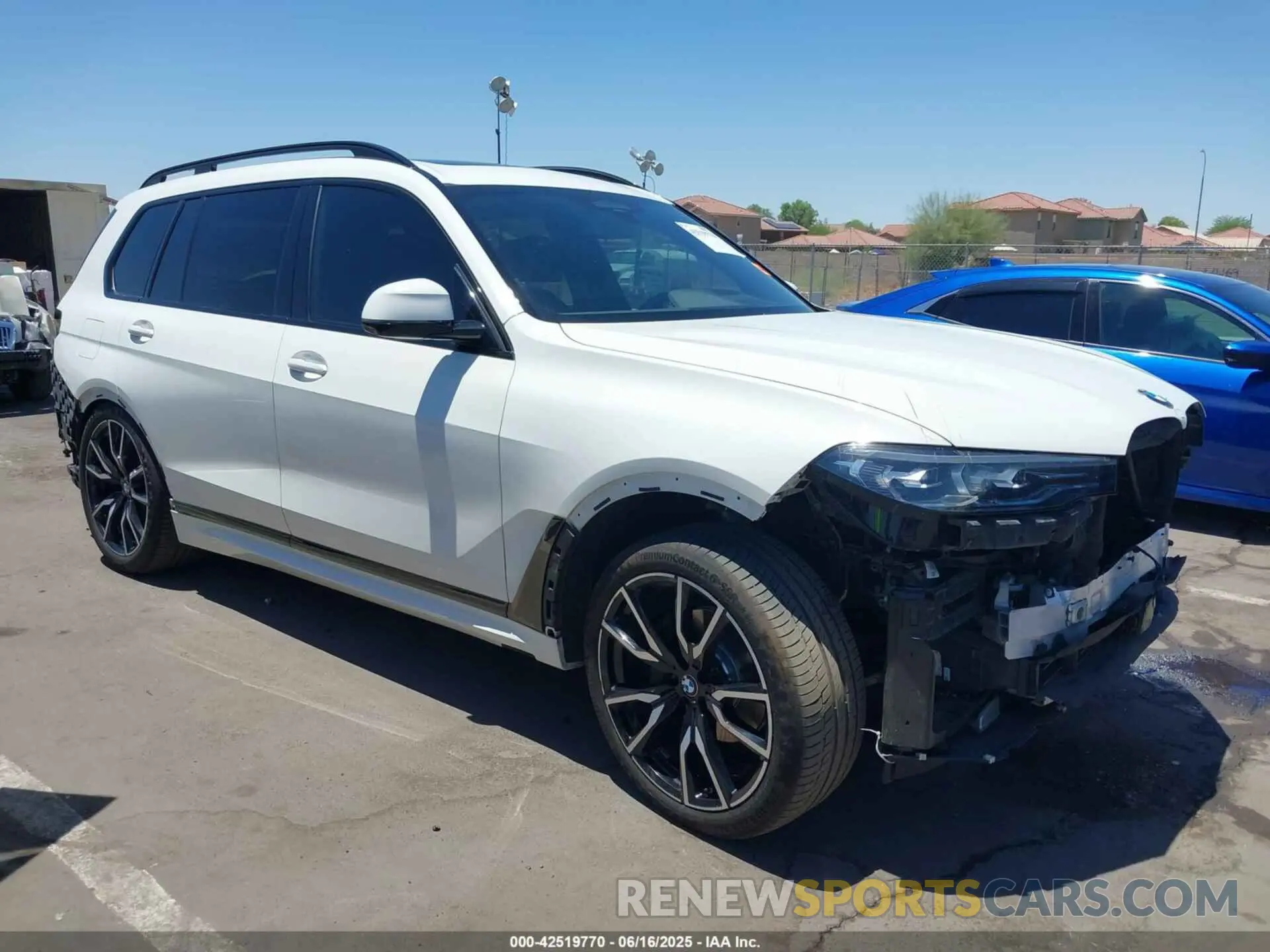 1 fotografías del automóvil dañado 5UXCW2C04M9E25551 BMW X7 2021
