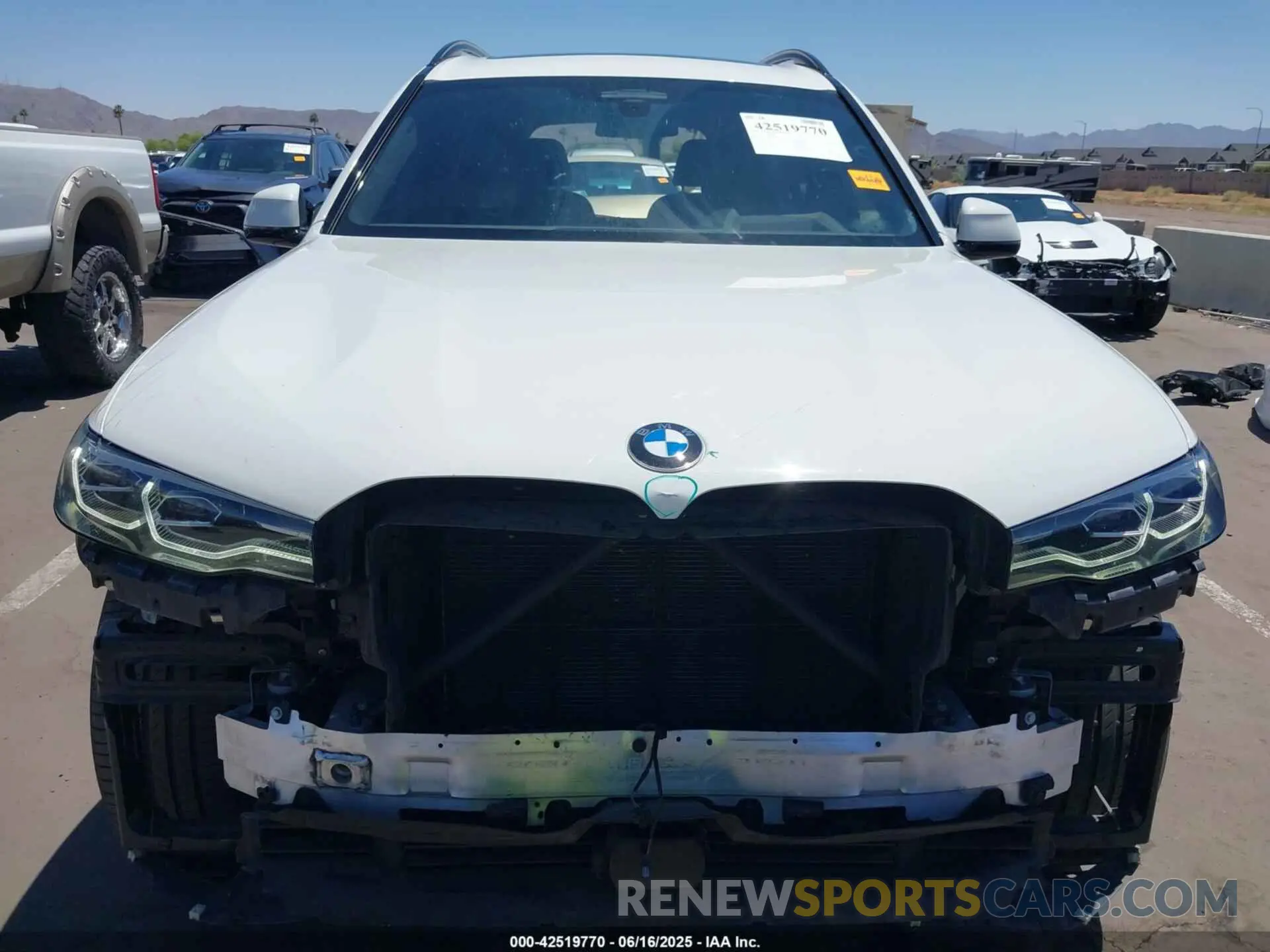 6 fotografías del automóvil dañado 5UXCW2C04M9E25551 BMW X7 2021