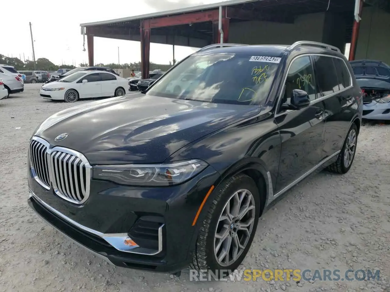 2 fotografías del automóvil dañado 5UXCW2C04M9H14557 BMW X7 2021