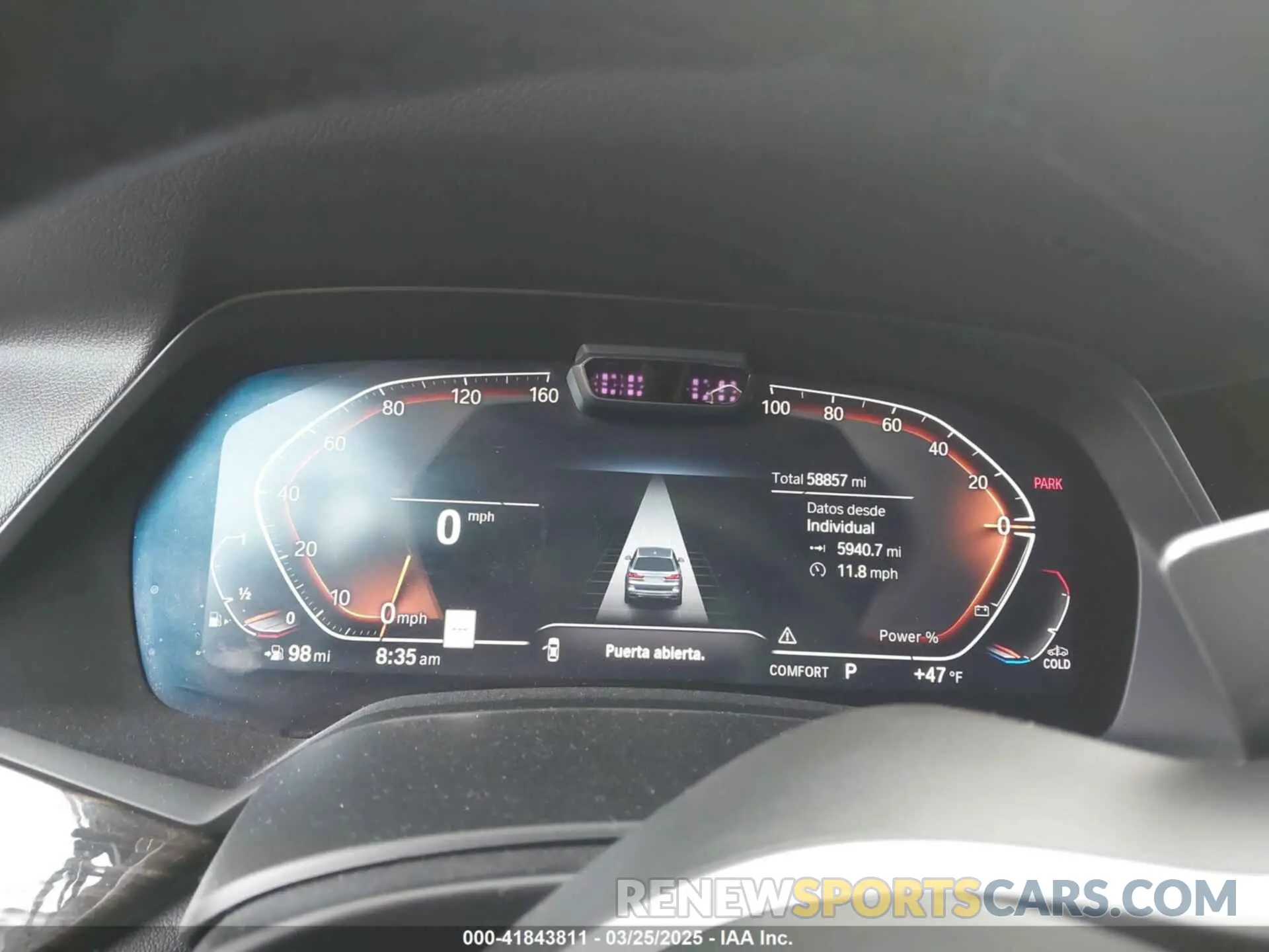 15 fotografías del automóvil dañado 5UXCW2C05M9D95315 BMW X7 2021