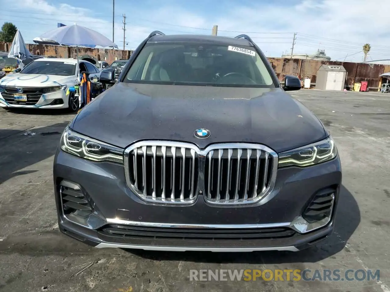 5 fotografías del automóvil dañado 5UXCW2C05M9F03531 BMW X7 2021