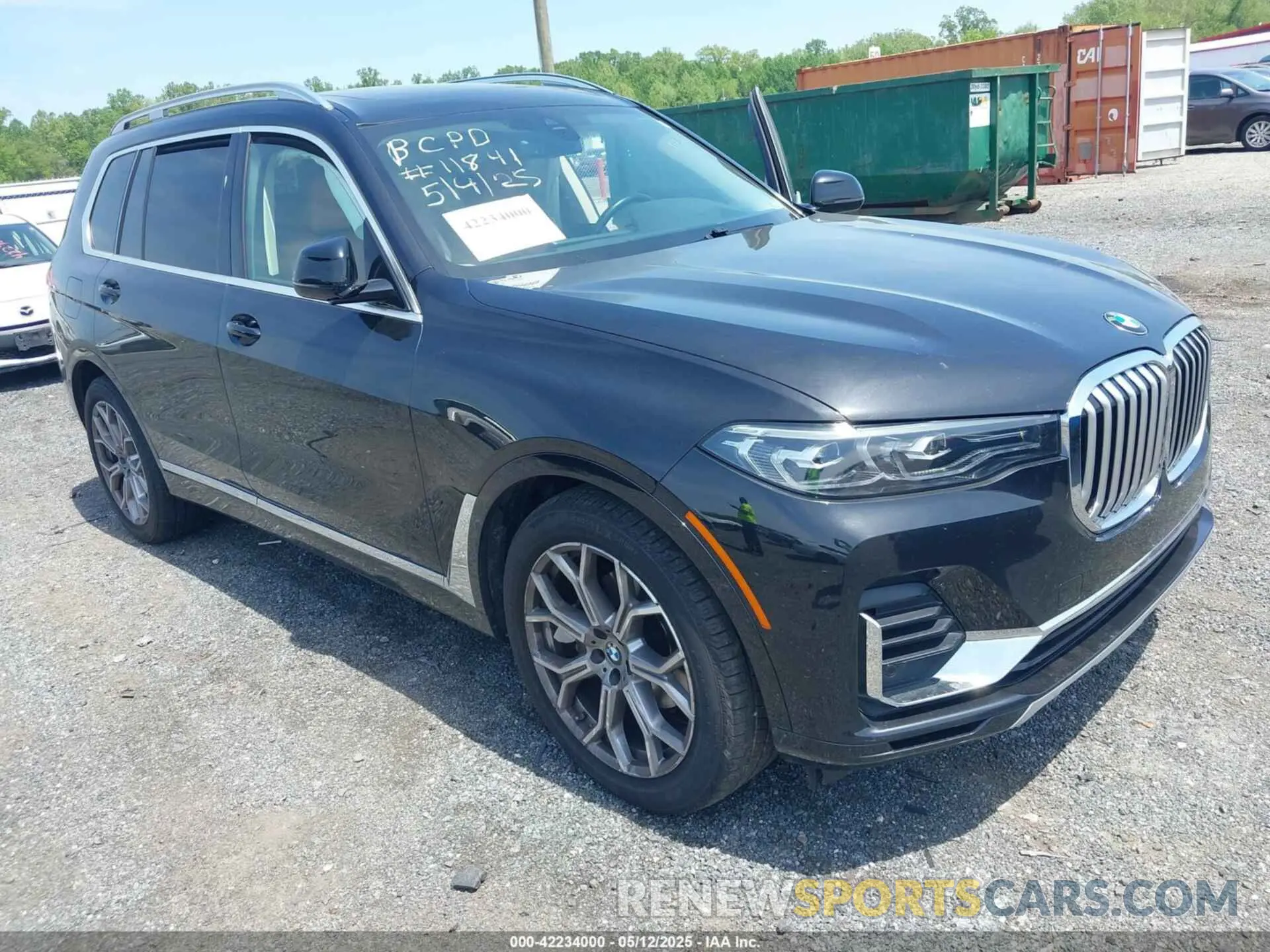 1 fotografías del automóvil dañado 5UXCW2C06M9H47267 BMW X7 2021