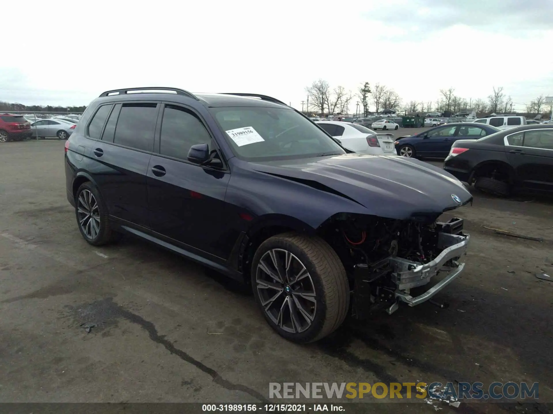 1 fotografías del automóvil dañado 5UXCW2C08M9G97844 BMW X7 2021