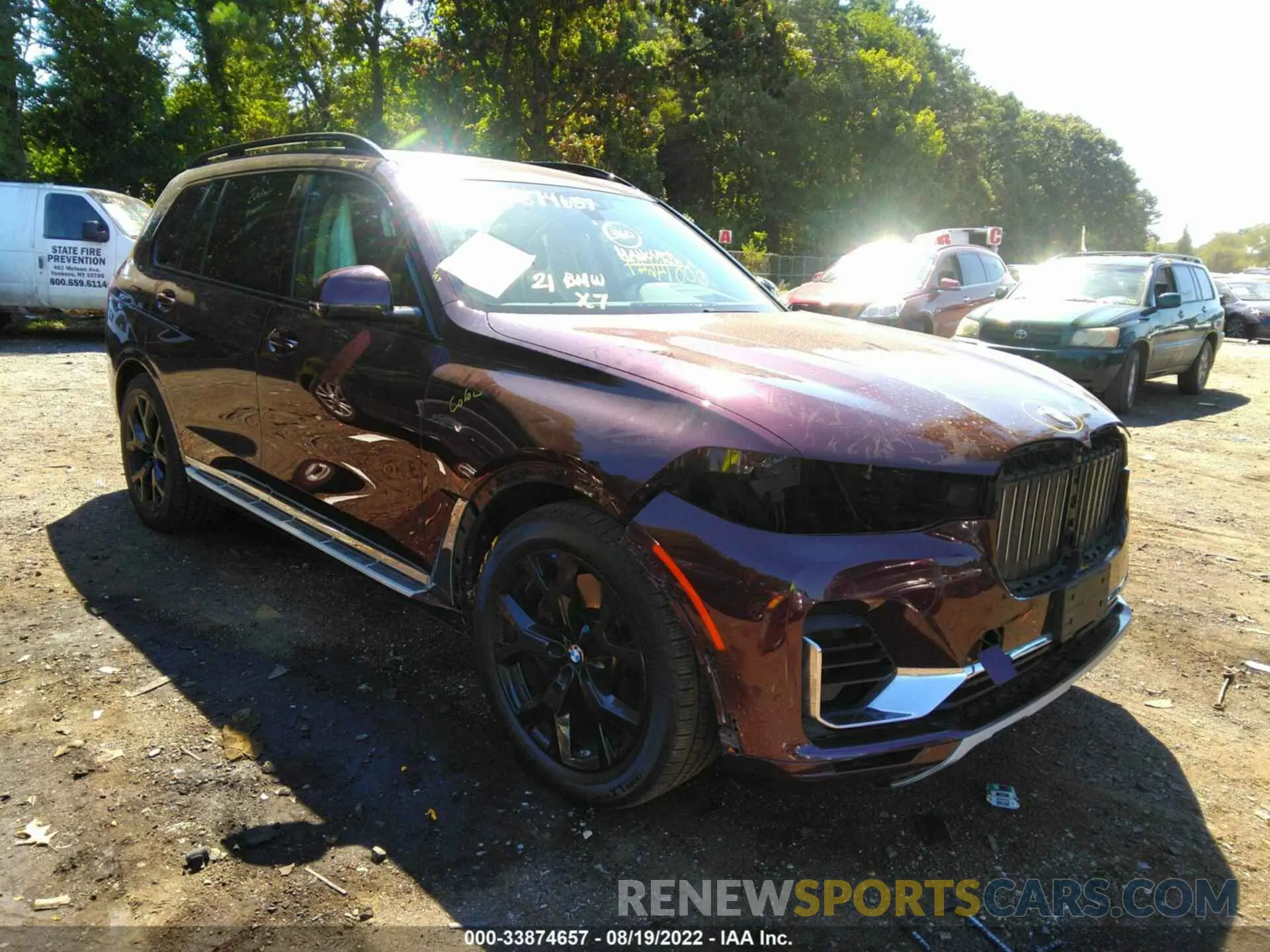 1 fotografías del automóvil dañado 5UXCW2C09M9F97767 BMW X7 2021