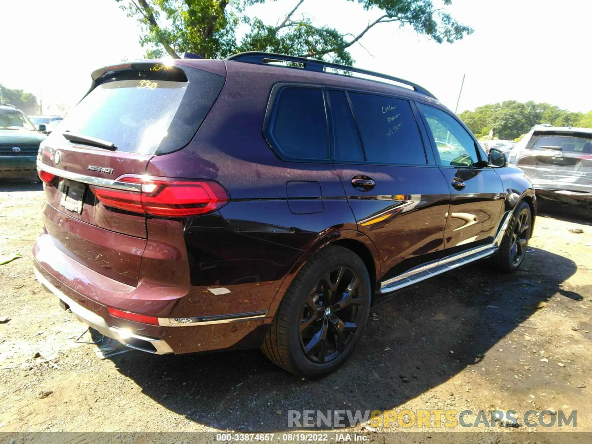 4 fotografías del automóvil dañado 5UXCW2C09M9F97767 BMW X7 2021