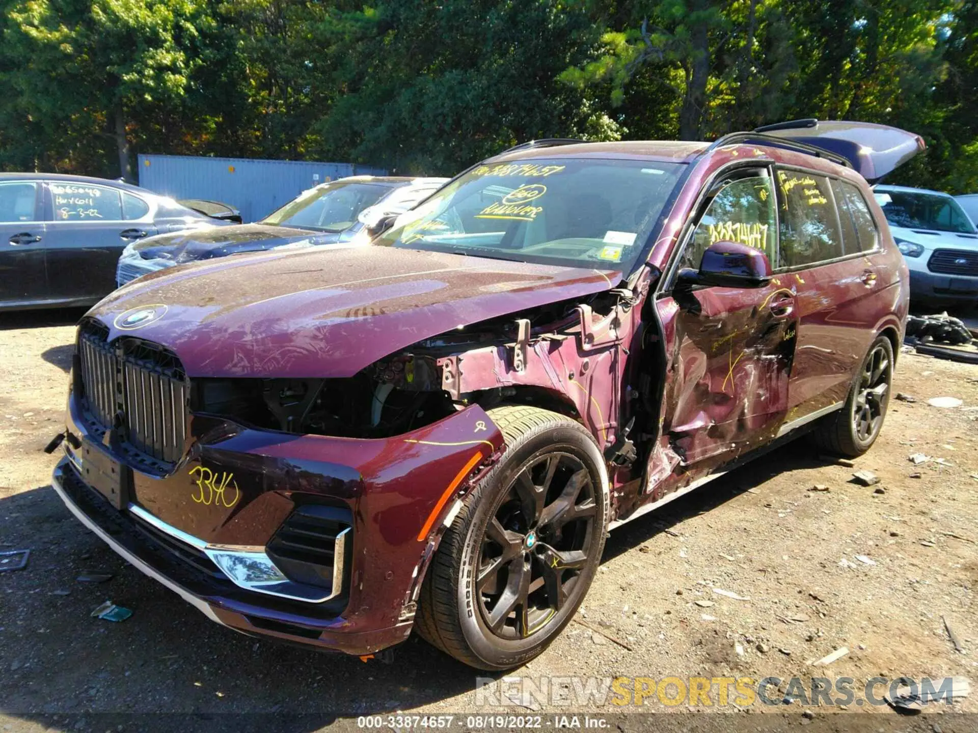 6 fotografías del automóvil dañado 5UXCW2C09M9F97767 BMW X7 2021