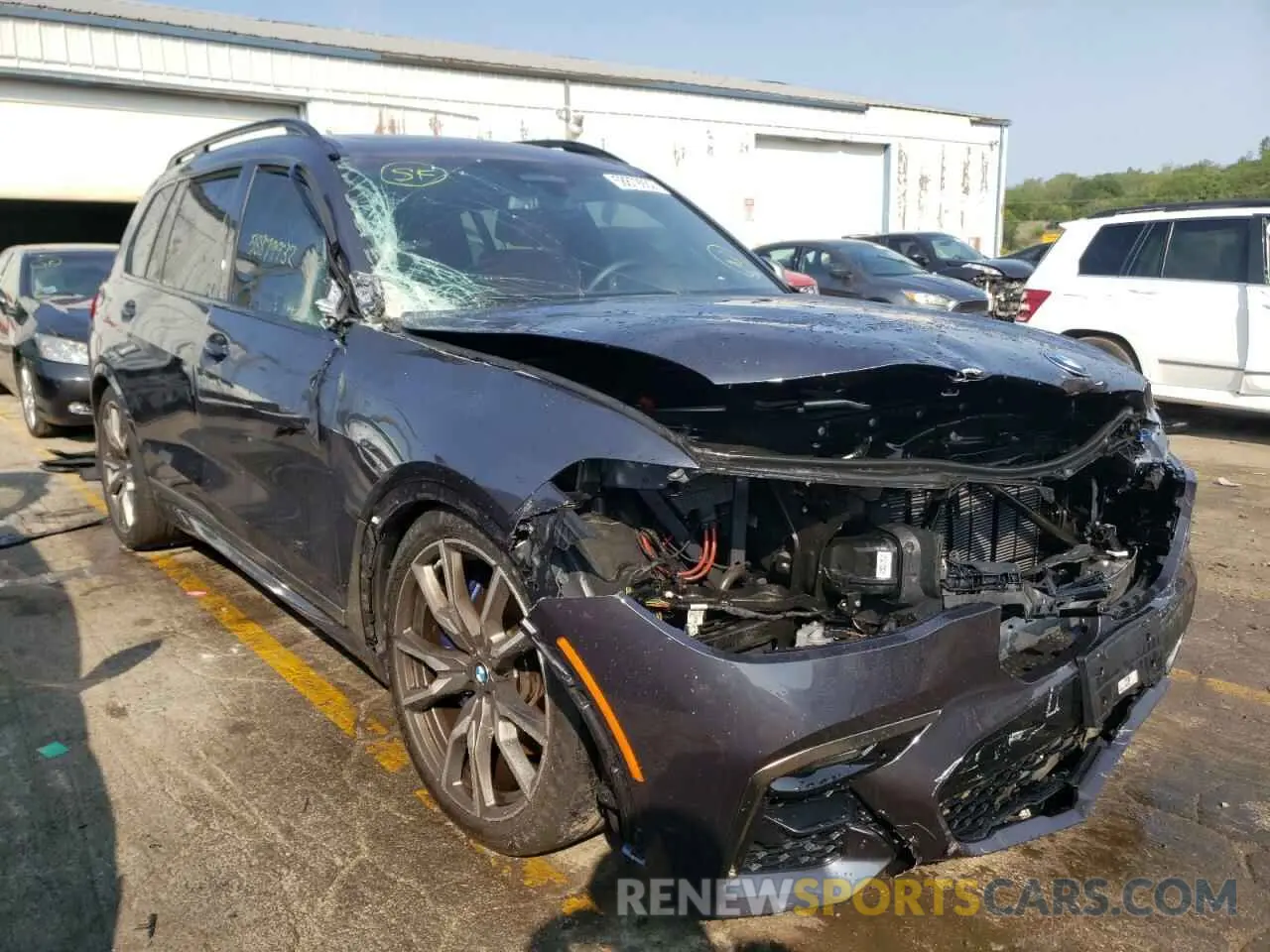 1 fotografías del automóvil dañado 5UXCX6C03M9H71255 BMW X7 2021