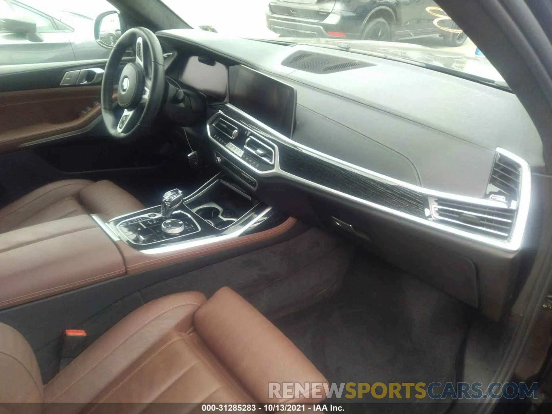 5 fotografías del automóvil dañado 5UXCX6C07M9H48111 BMW X7 2021