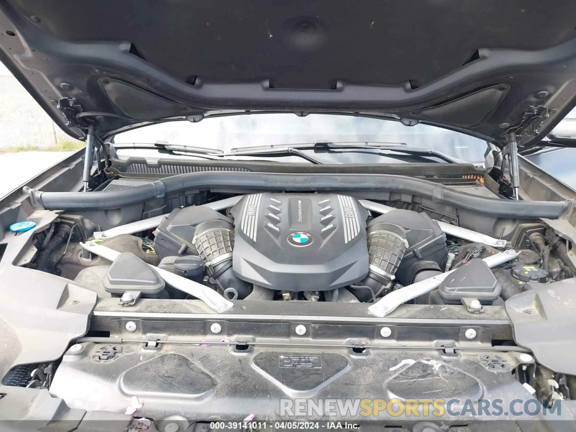 10 fotografías del automóvil dañado 5UXCX6C0XM9E99304 BMW X7 2021