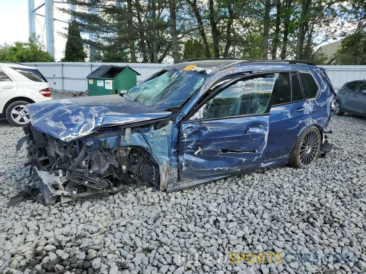 1 fotografías del automóvil dañado 5UXCX6C14M9F73552 BMW X7 2021