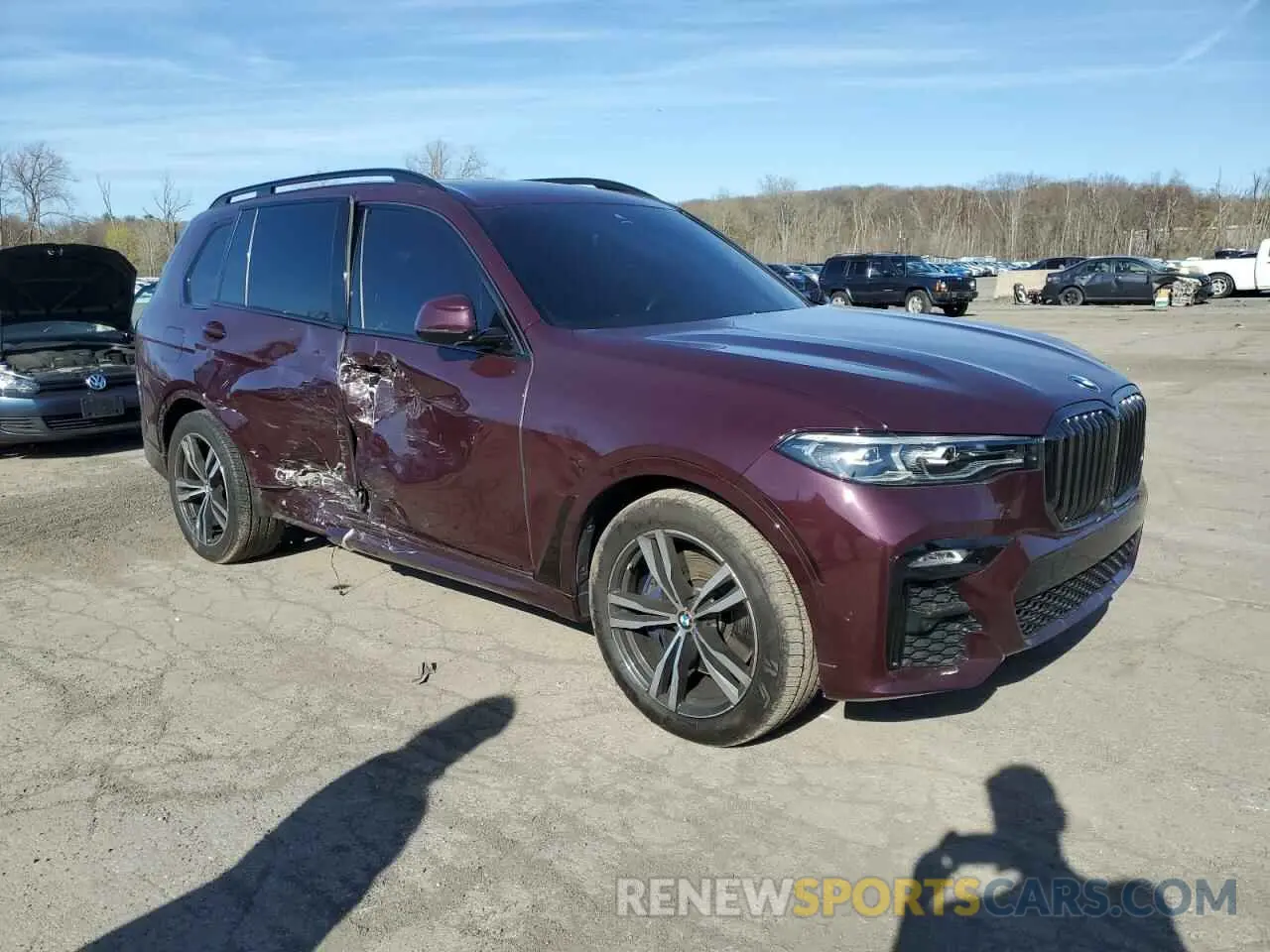 4 fotografías del automóvil dañado 5UXCW2C00N9K81494 BMW X7 2022