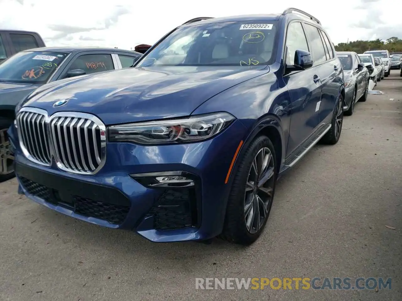 2 fotografías del automóvil dañado 5UXCW2C00N9M47173 BMW X7 2022