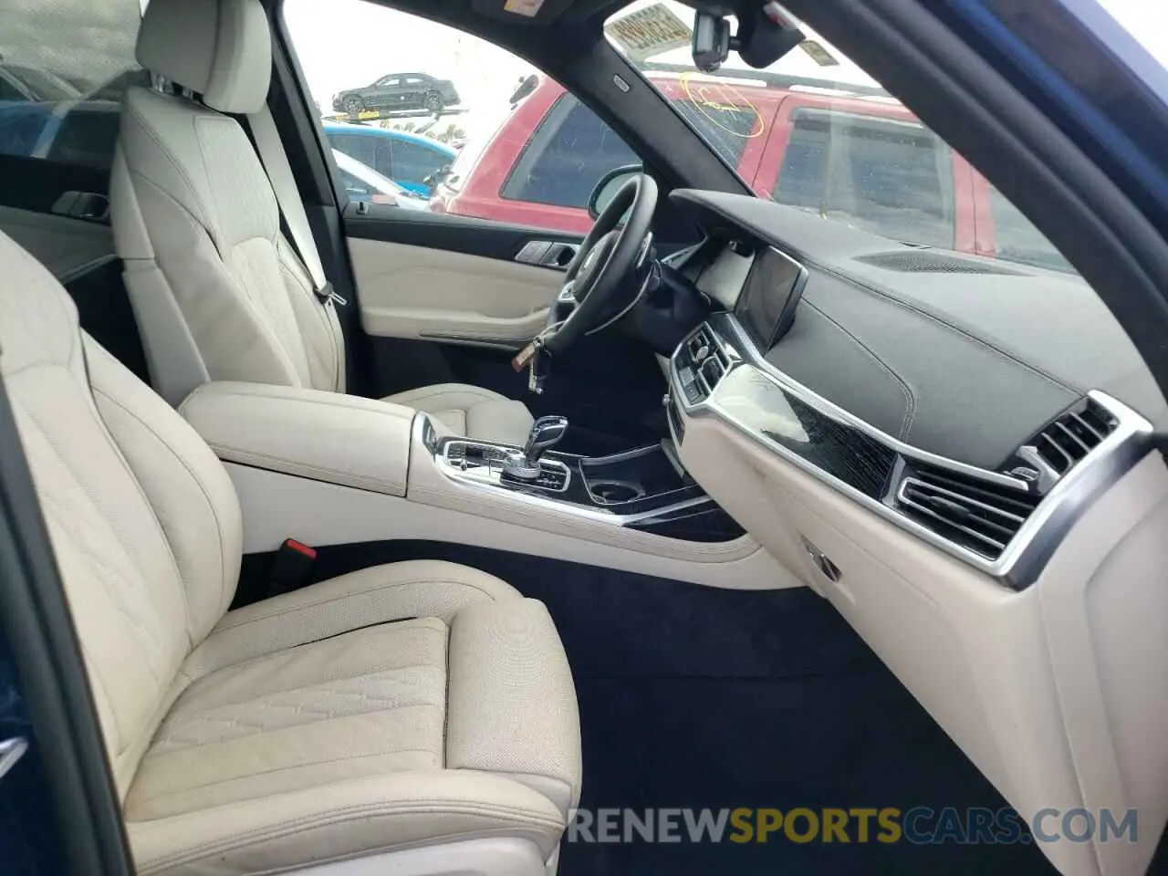 5 fotografías del automóvil dañado 5UXCW2C00N9M47173 BMW X7 2022