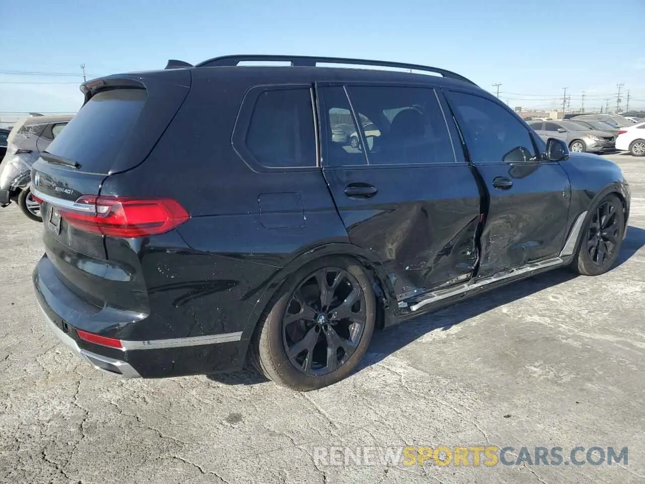 3 fotografías del automóvil dañado 5UXCW2C01N9M96964 BMW X7 2022