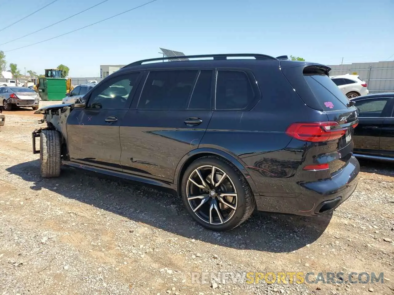 2 fotografías del automóvil dañado 5UXCW2C02N9N07423 BMW X7 2022