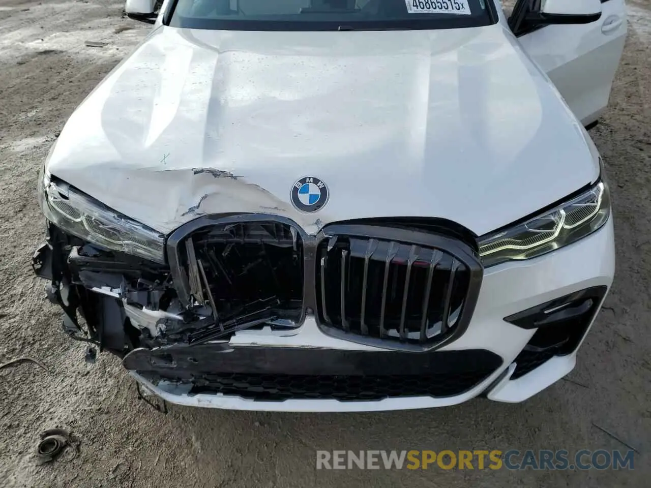 11 fotografías del automóvil dañado 5UXCW2C03N9J24350 BMW X7 2022