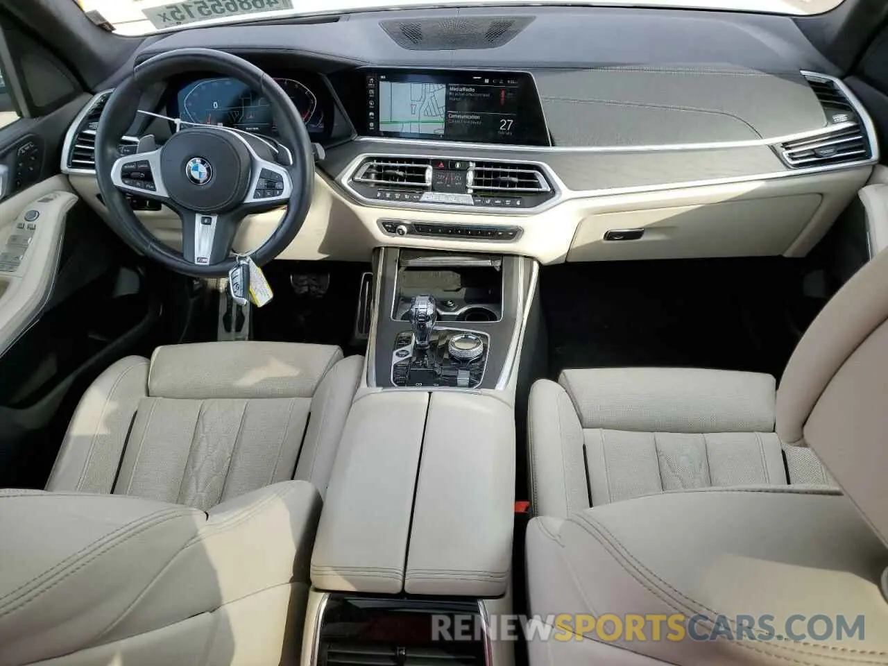 8 fotografías del automóvil dañado 5UXCW2C03N9J24350 BMW X7 2022