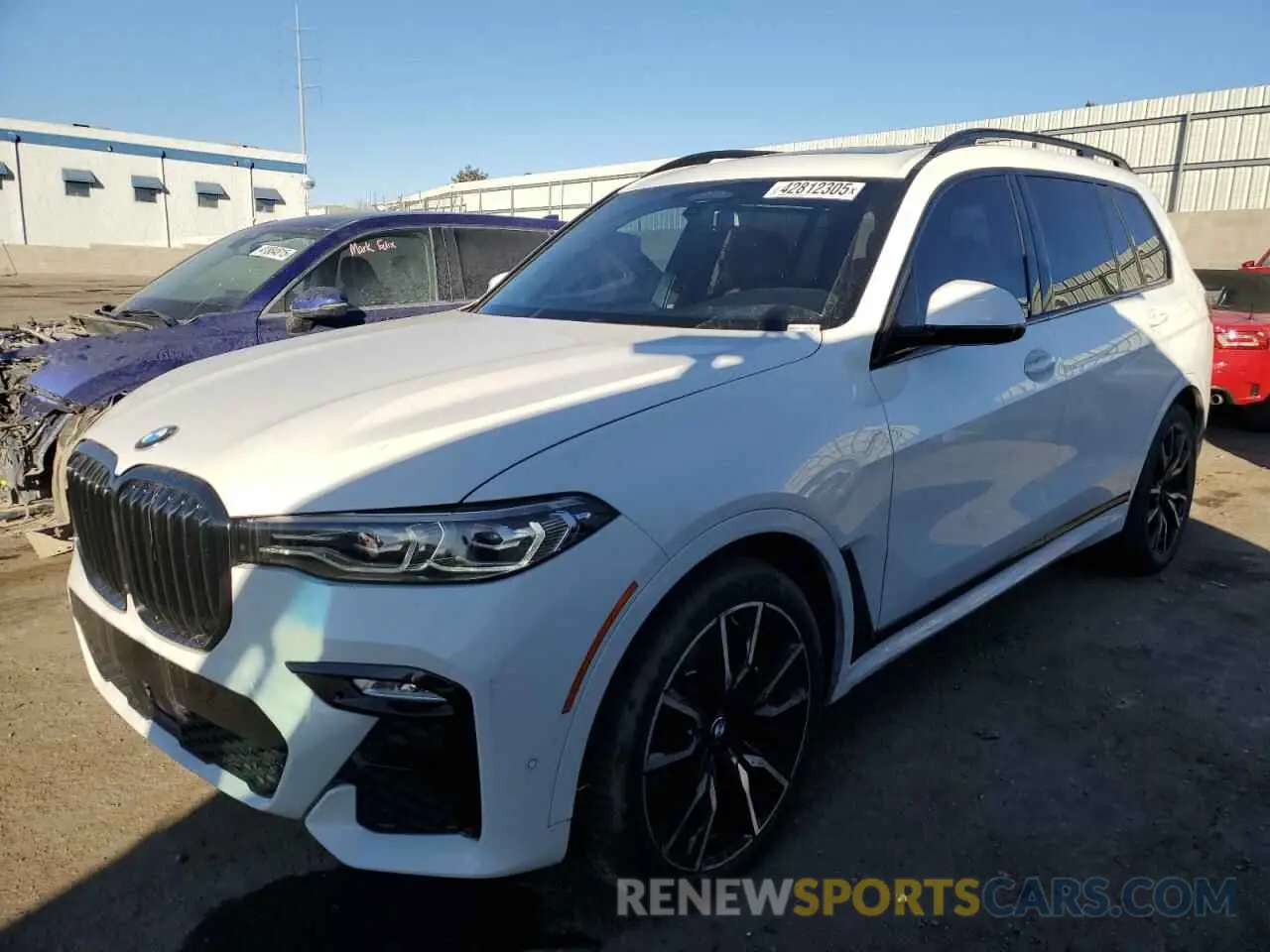 1 fotografías del automóvil dañado 5UXCW2C03N9K34637 BMW X7 2022
