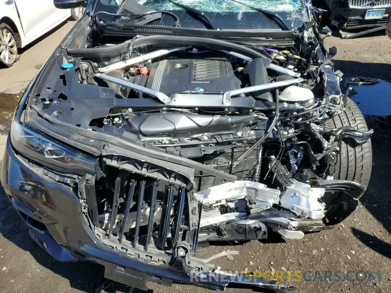 11 fotografías del automóvil dañado 5UXCW2C03N9L08641 BMW X7 2022