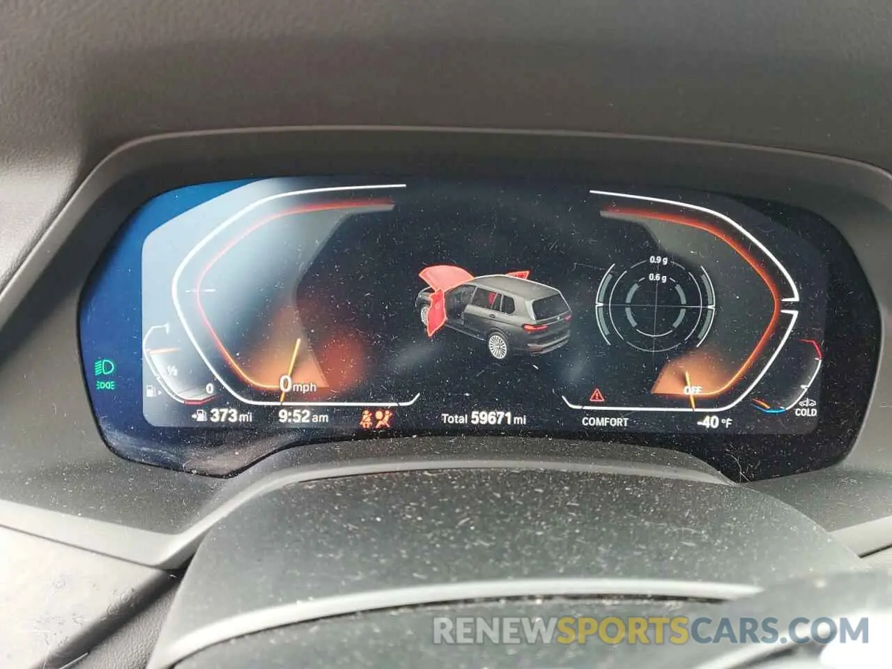 9 fotografías del automóvil dañado 5UXCW2C04N9M75073 BMW X7 2022