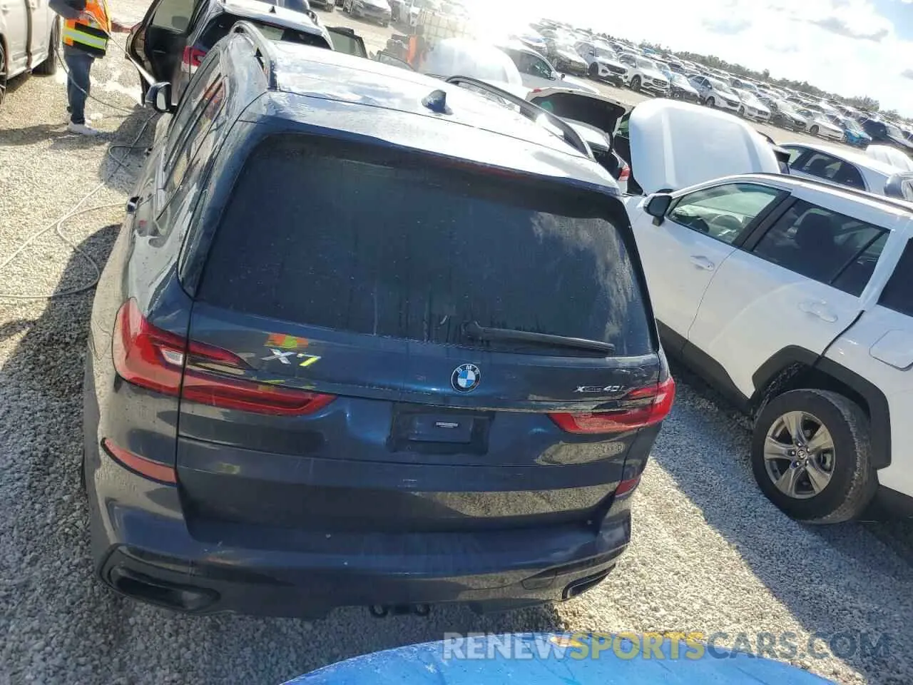 6 fotografías del automóvil dañado 5UXCW2C05N9J92987 BMW X7 2022