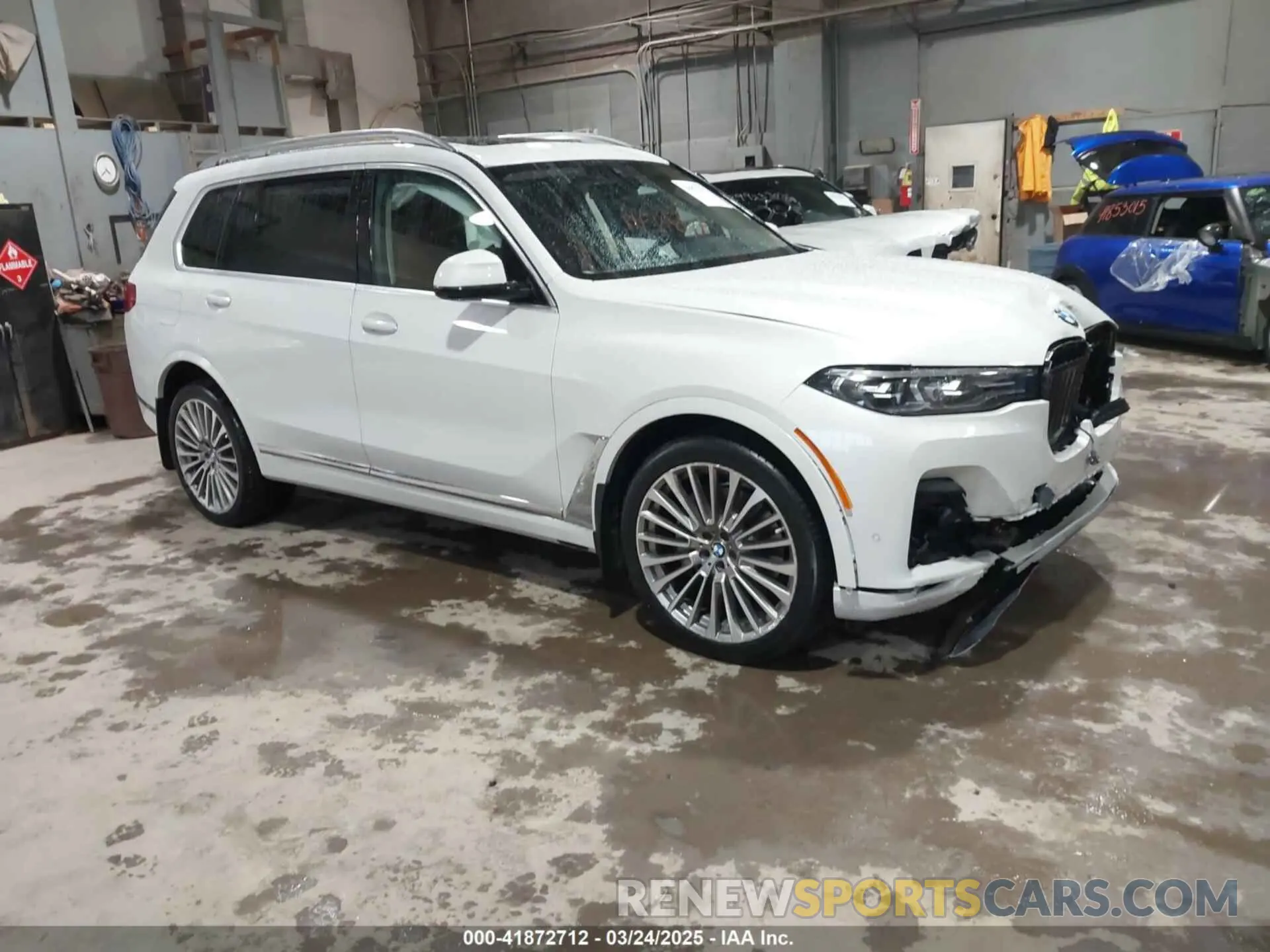 1 fotografías del automóvil dañado 5UXCW2C05N9M59562 BMW X7 2022