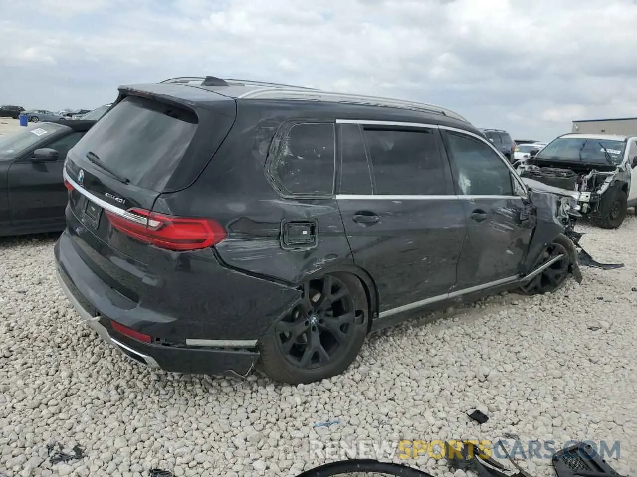 3 fotografías del automóvil dañado 5UXCW2C08N9M04698 BMW X7 2022