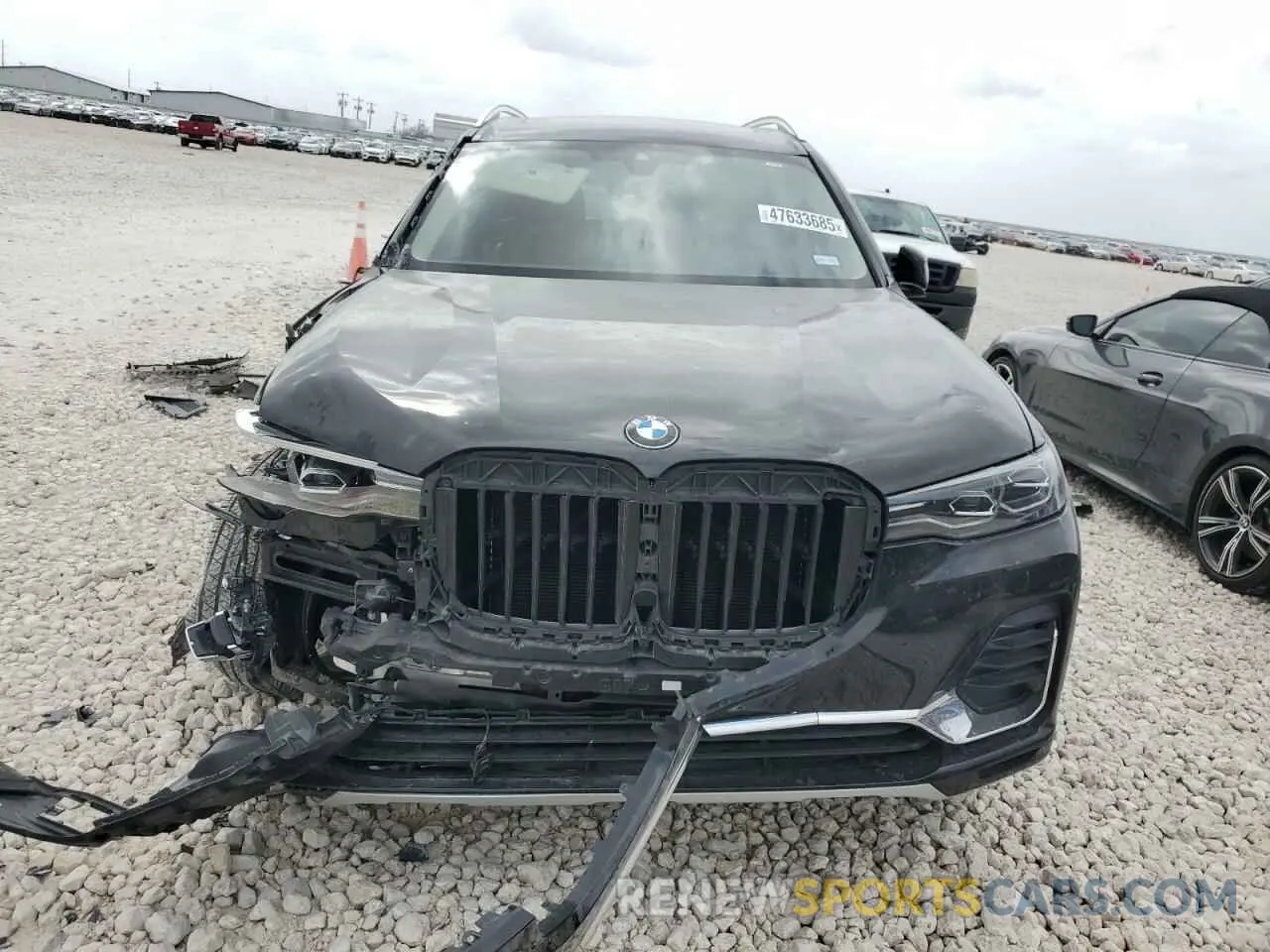 5 fotografías del automóvil dañado 5UXCW2C08N9M04698 BMW X7 2022