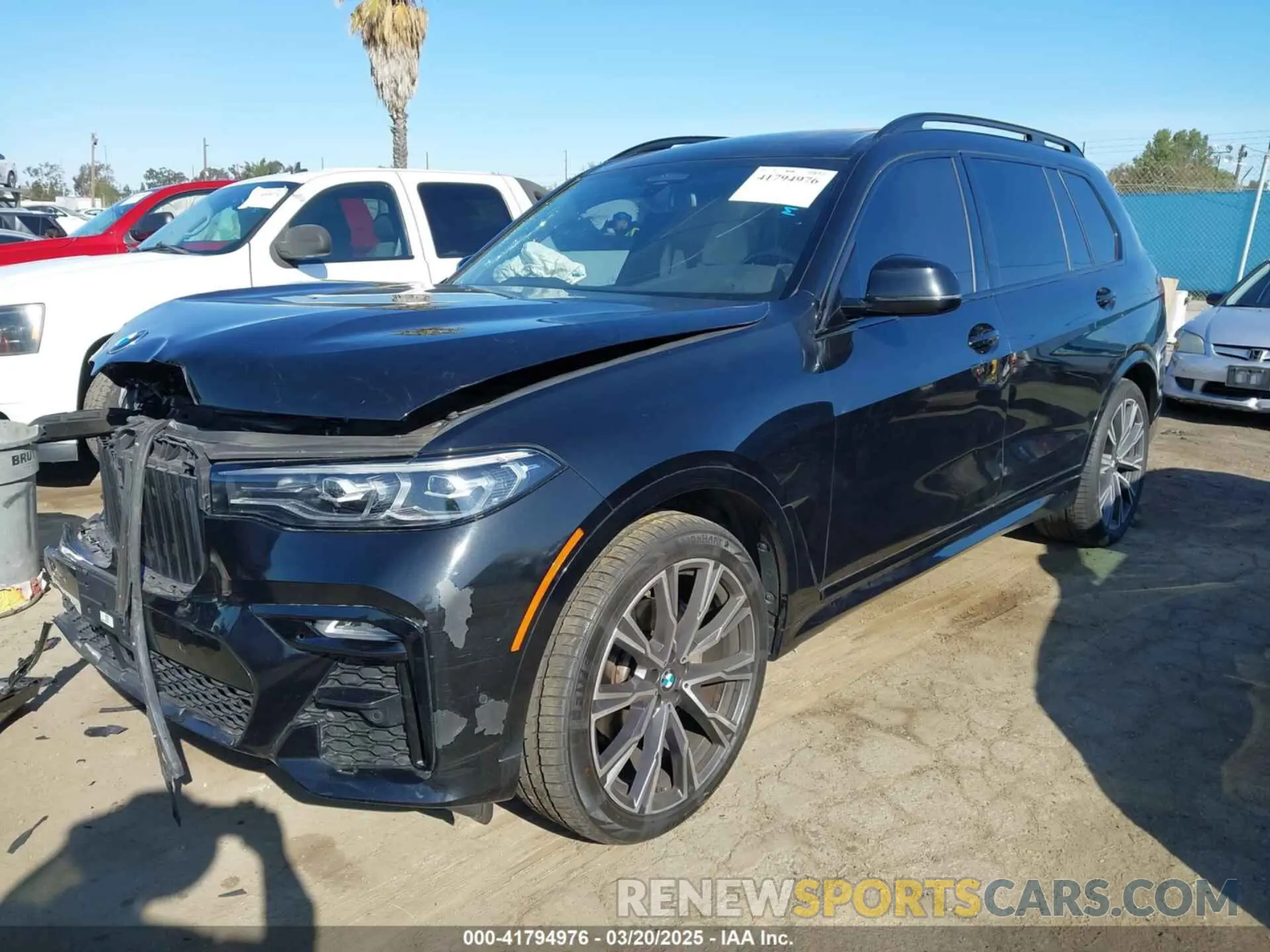 2 fotografías del automóvil dañado 5UXCW2C09N9K56397 BMW X7 2022