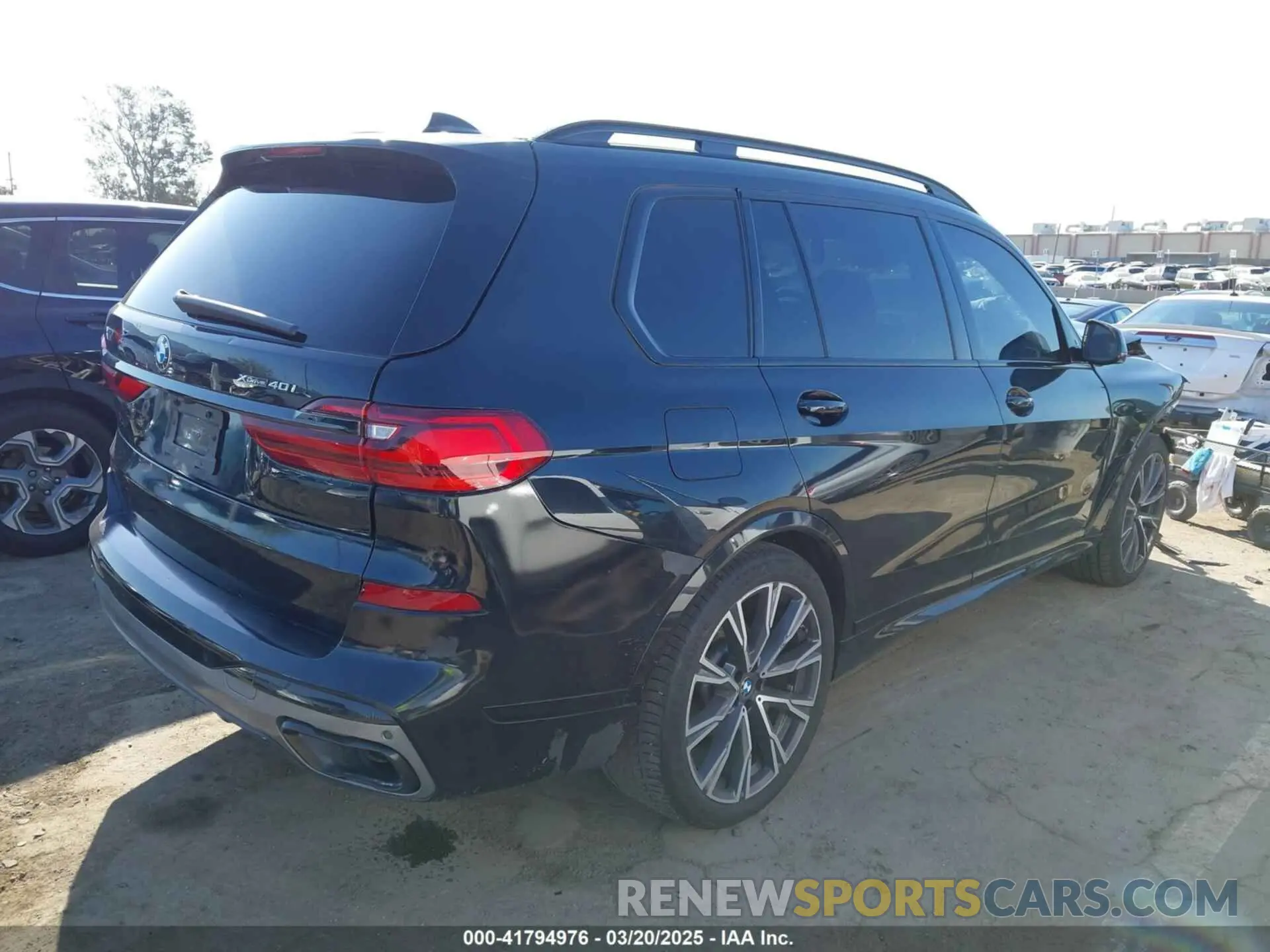 4 fotografías del automóvil dañado 5UXCW2C09N9K56397 BMW X7 2022