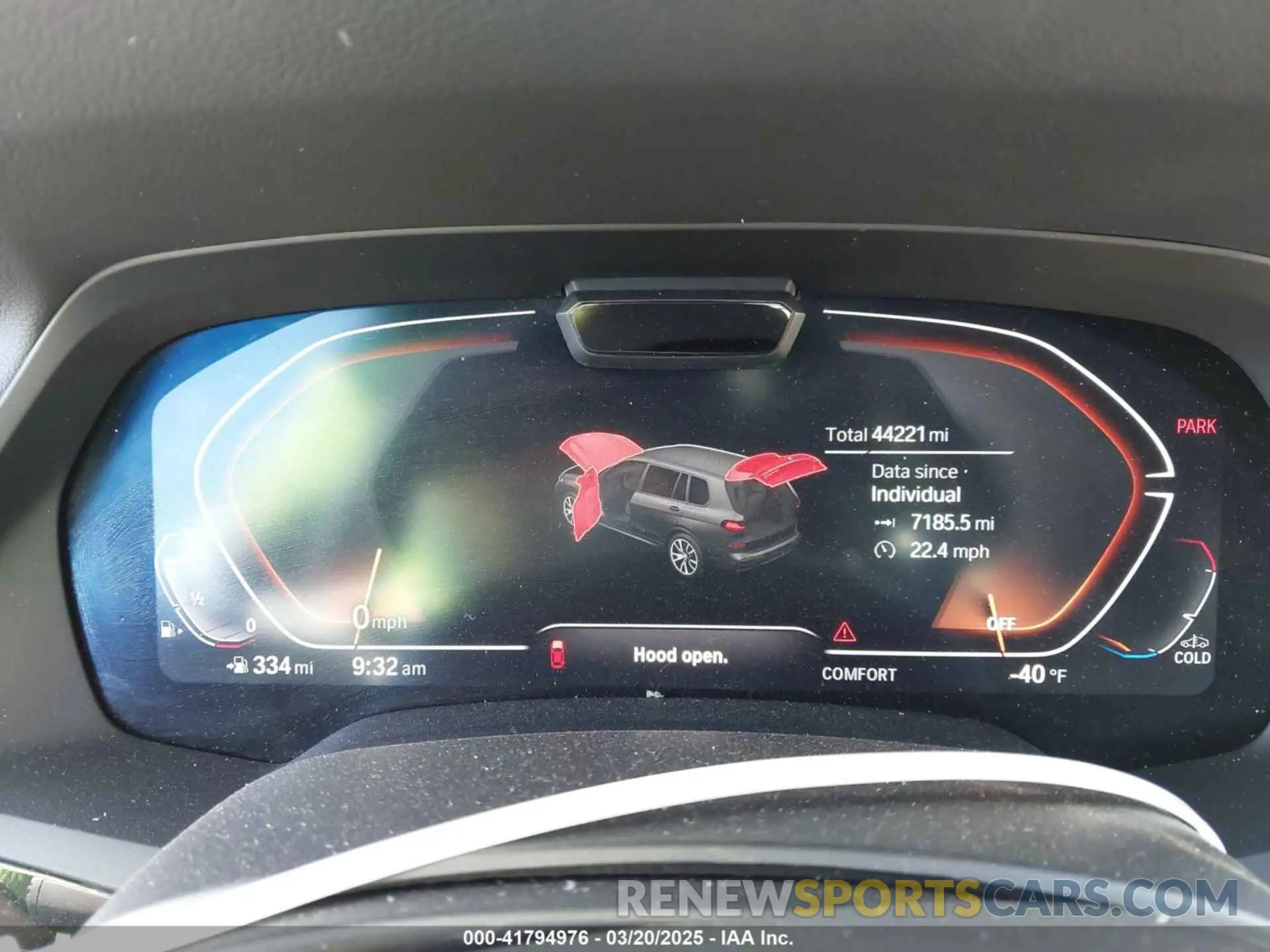 7 fotografías del automóvil dañado 5UXCW2C09N9K56397 BMW X7 2022