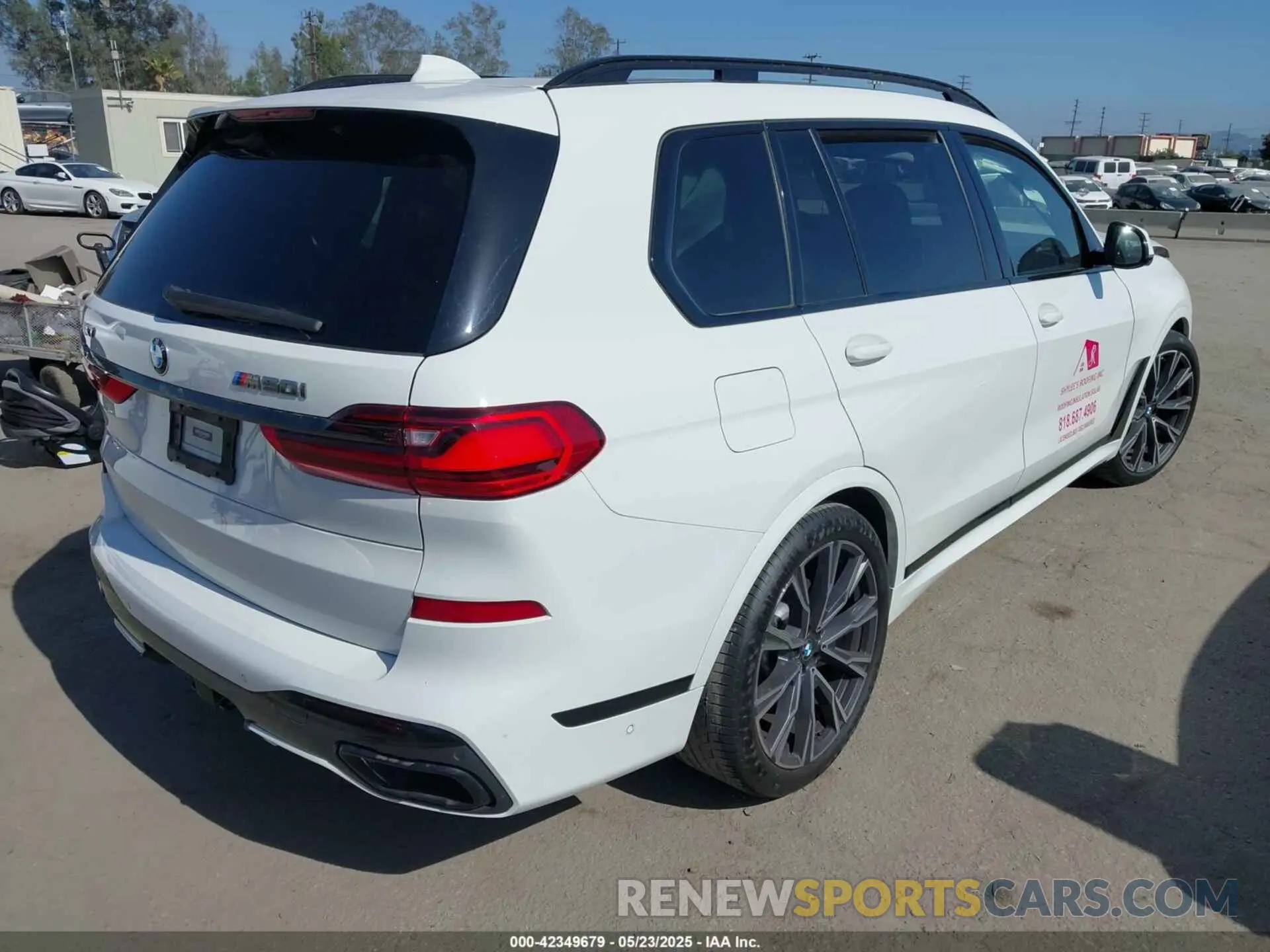 4 fotografías del automóvil dañado 5UXCX6C00N9L77369 BMW X7 2022