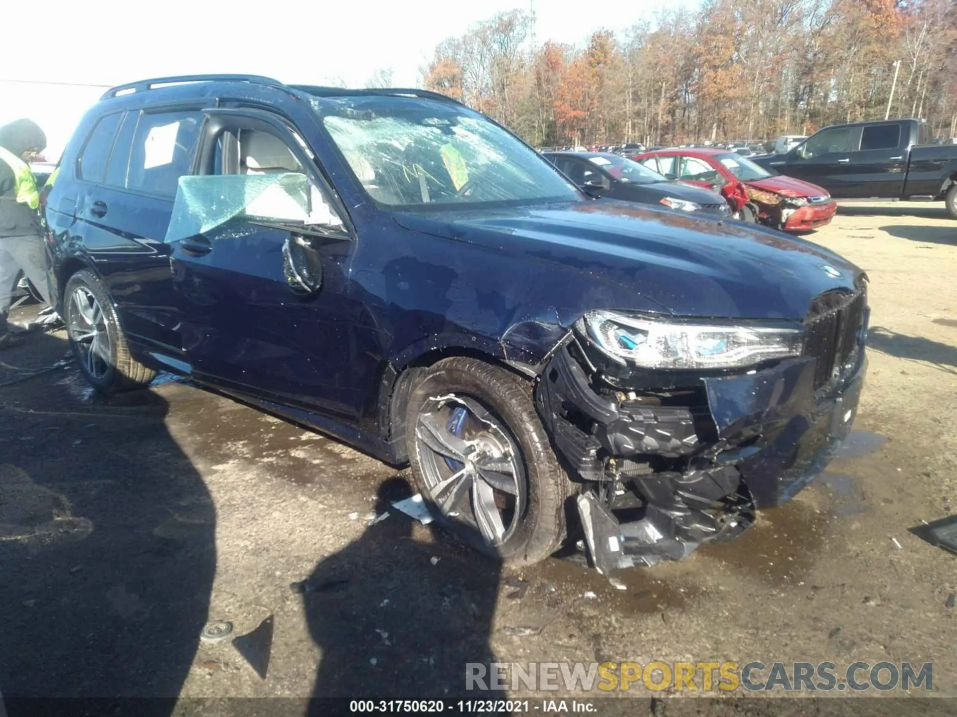1 fotografías del automóvil dañado 5UXCX6C01N9J59537 BMW X7 2022