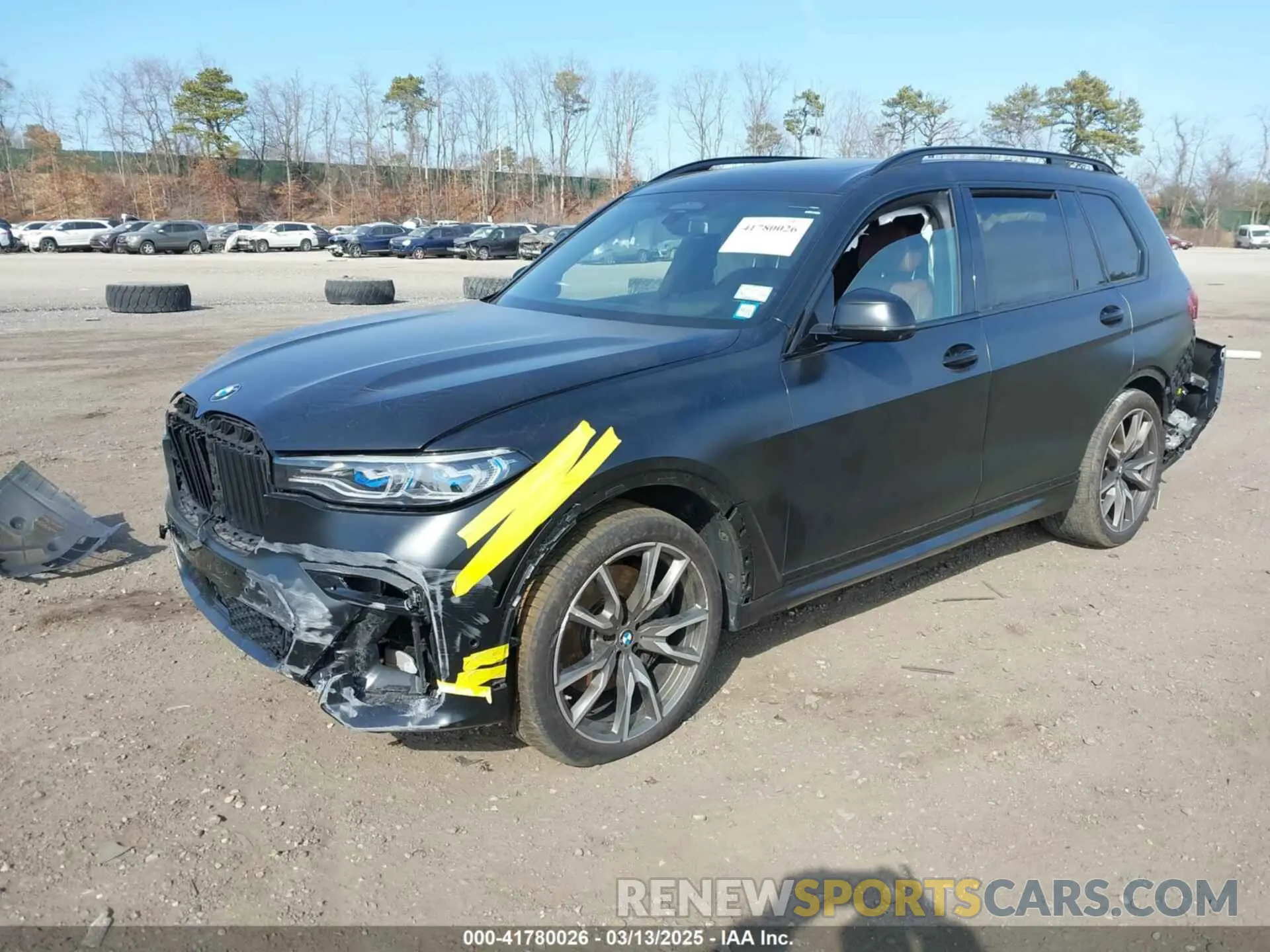 2 fotografías del automóvil dañado 5UXCX6C03N9M51772 BMW X7 2022
