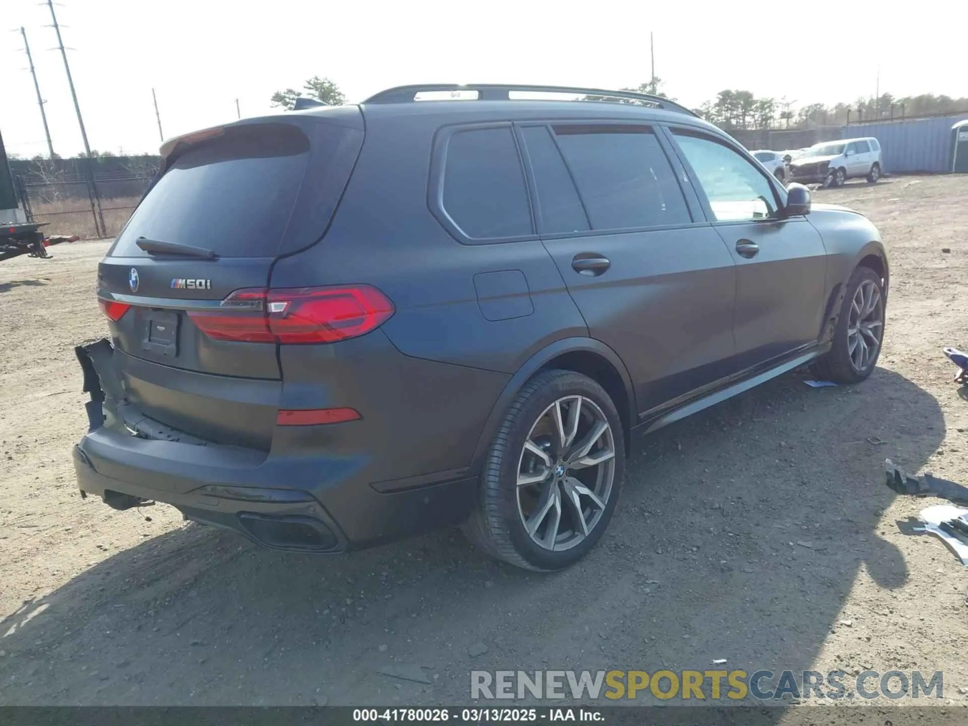 4 fotografías del automóvil dañado 5UXCX6C03N9M51772 BMW X7 2022