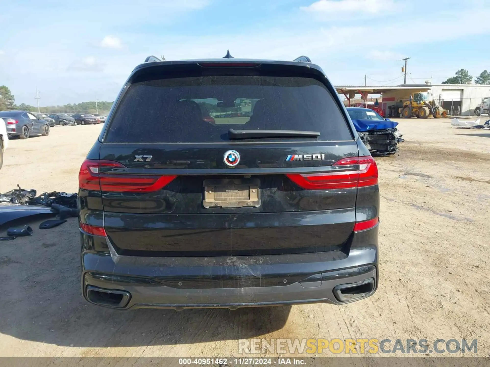 17 fotografías del automóvil dañado 5UXCX6C07N9M61561 BMW X7 2022