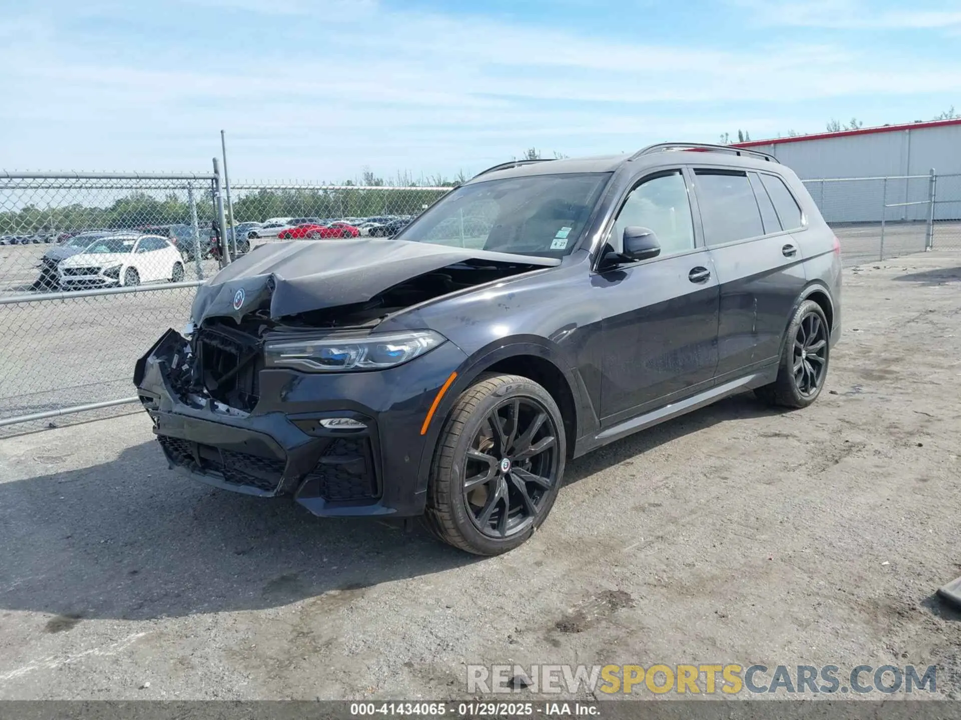 2 fotografías del automóvil dañado 5UXCX6C08N9M15818 BMW X7 2022