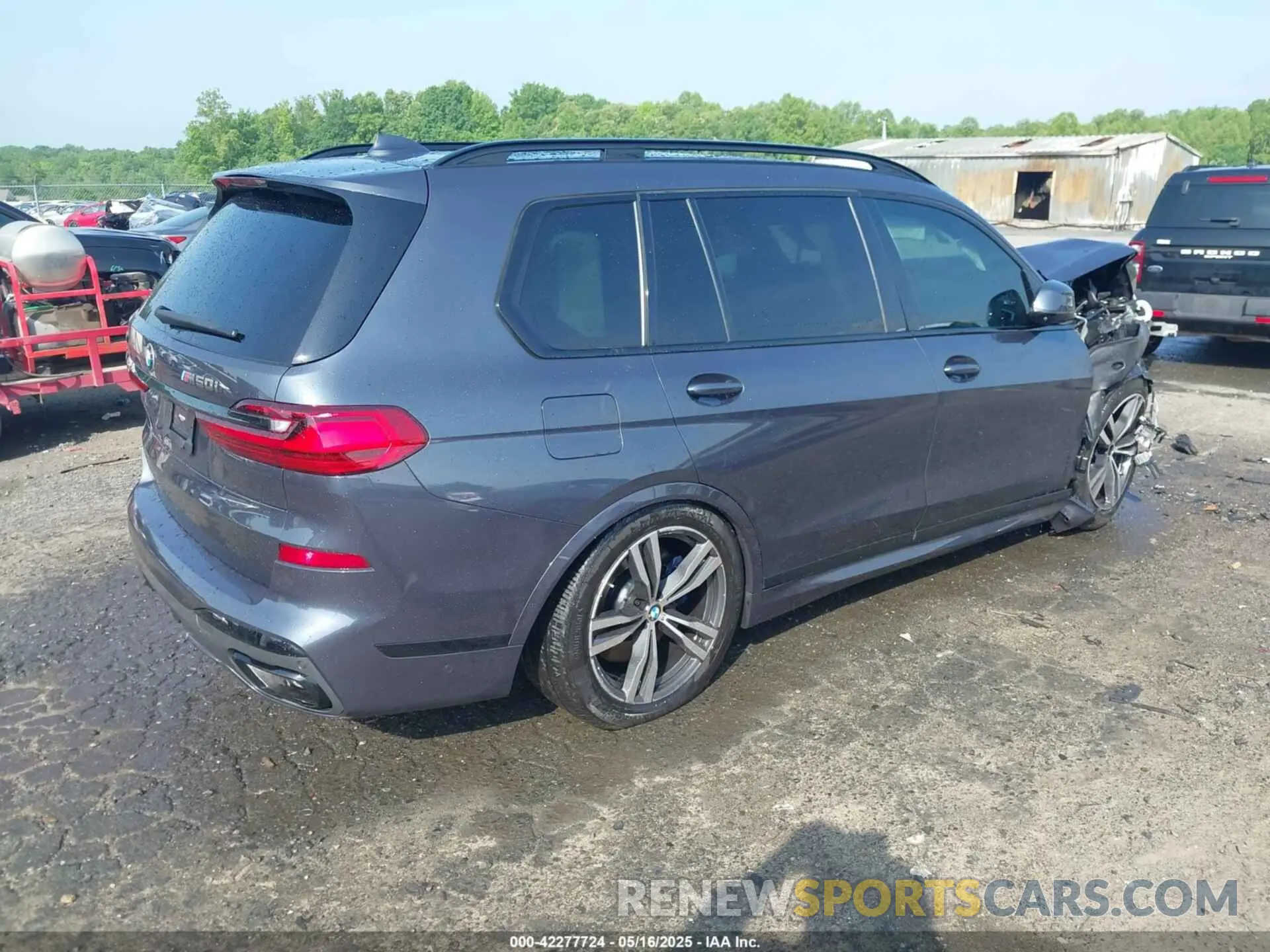 4 fotografías del automóvil dañado 5UXCX6C09N9J33266 BMW X7 2022