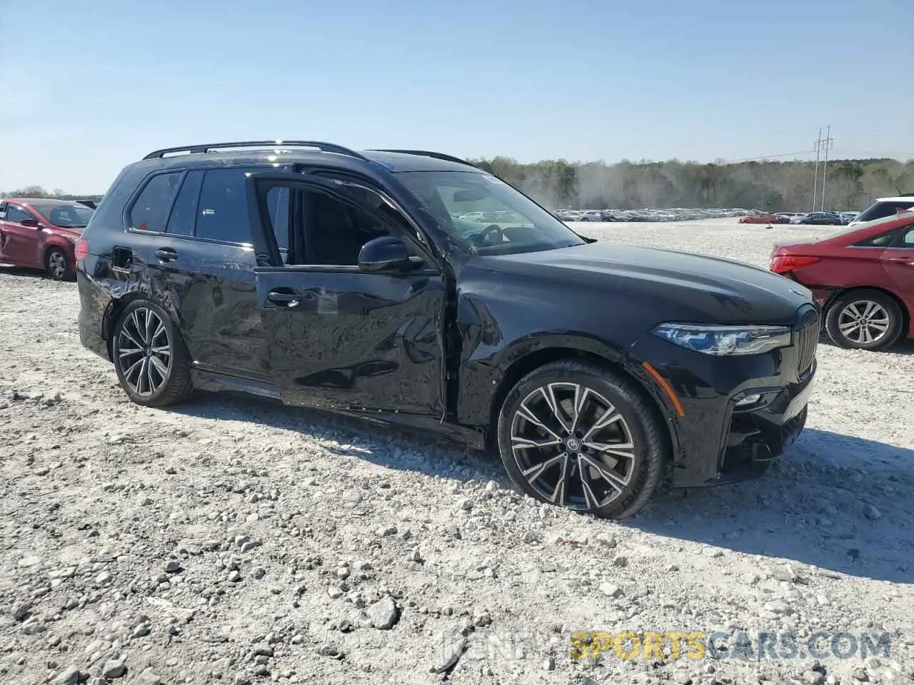 4 fotografías del automóvil dañado 5UXCX6C0XN9M94389 BMW X7 2022