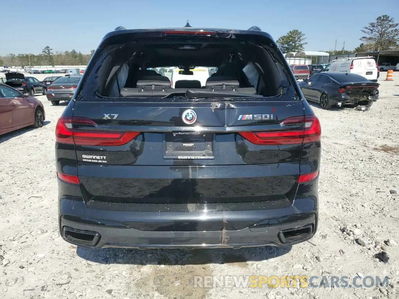6 fotografías del automóvil dañado 5UXCX6C0XN9M94389 BMW X7 2022