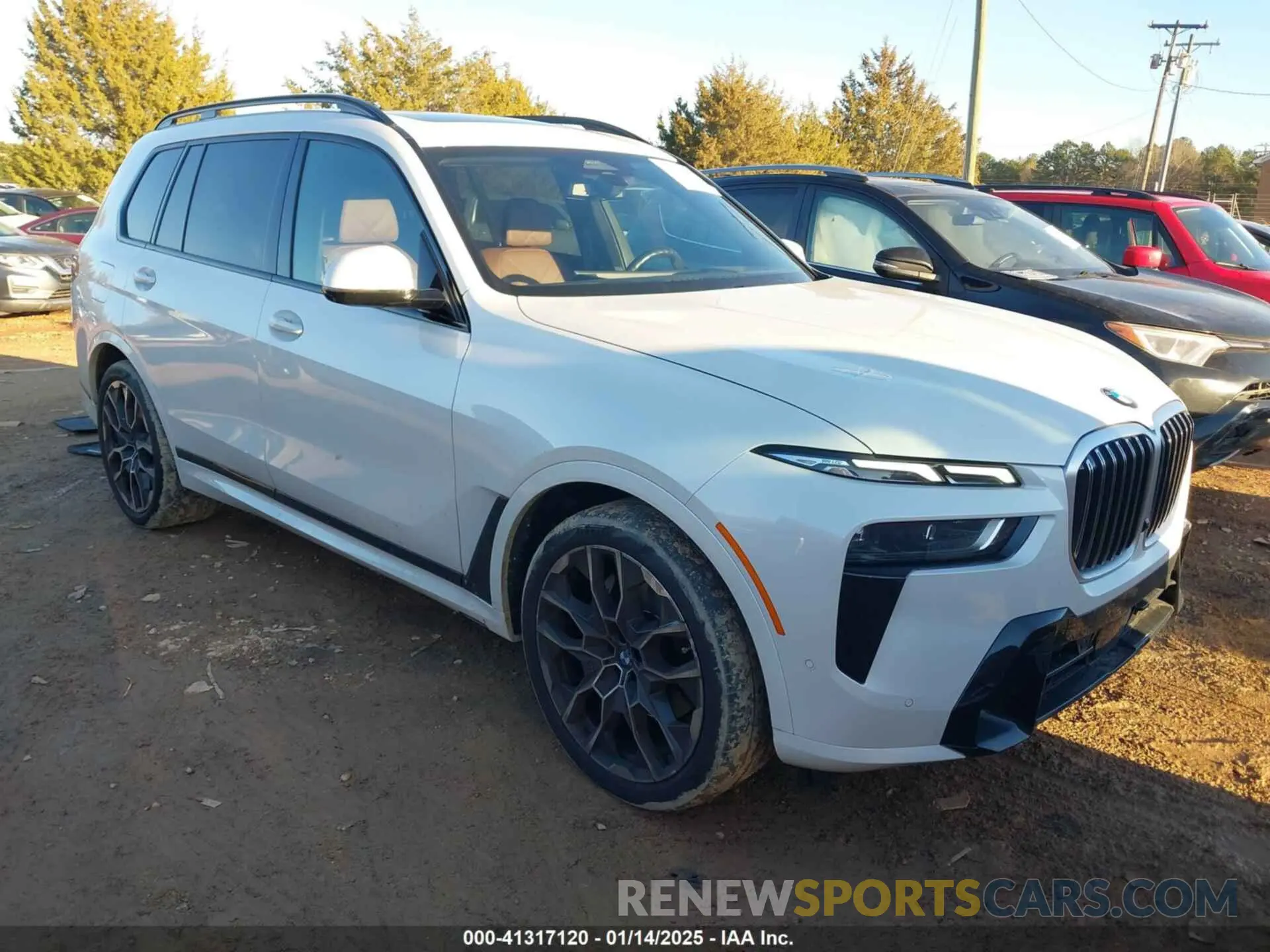 1 fotografías del automóvil dañado 5UX23EM00P9P66175 BMW X7 2023