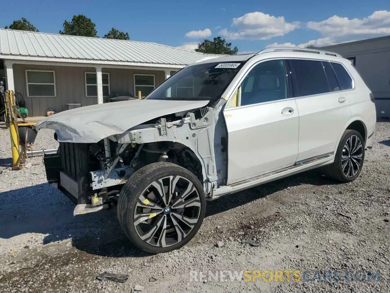 1 fotografías del automóvil dañado 5UX23EM00P9R40276 BMW X7 2023