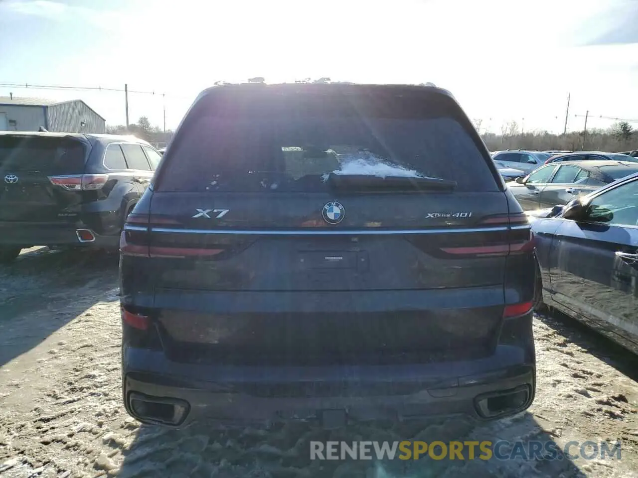 6 fotografías del automóvil dañado 5UX23EM03P9P28696 BMW X7 2023