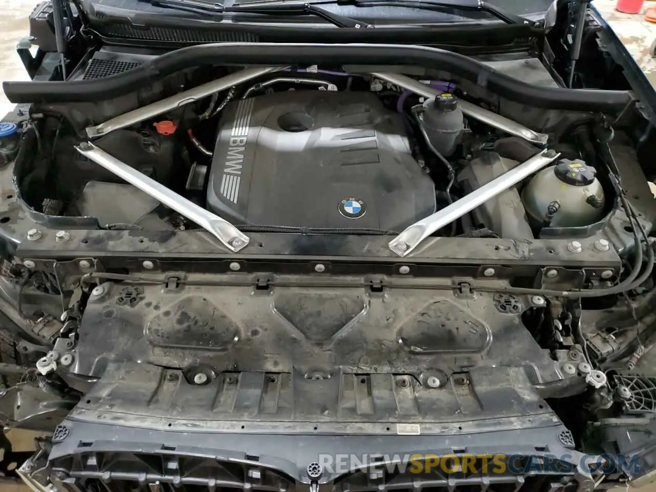 12 fotografías del automóvil dañado 5UX23EM04P9P66602 BMW X7 2023